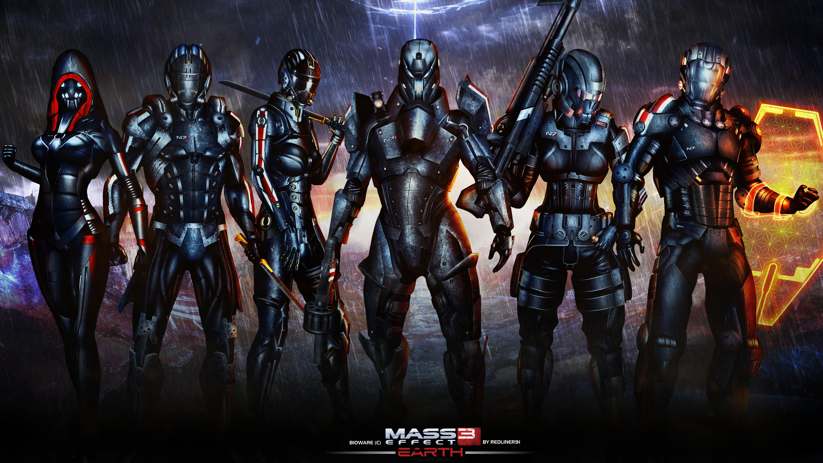 Mass Effect 3 DLC Earth Wallpaper (2013) by RedLineR91 on DeviantArt