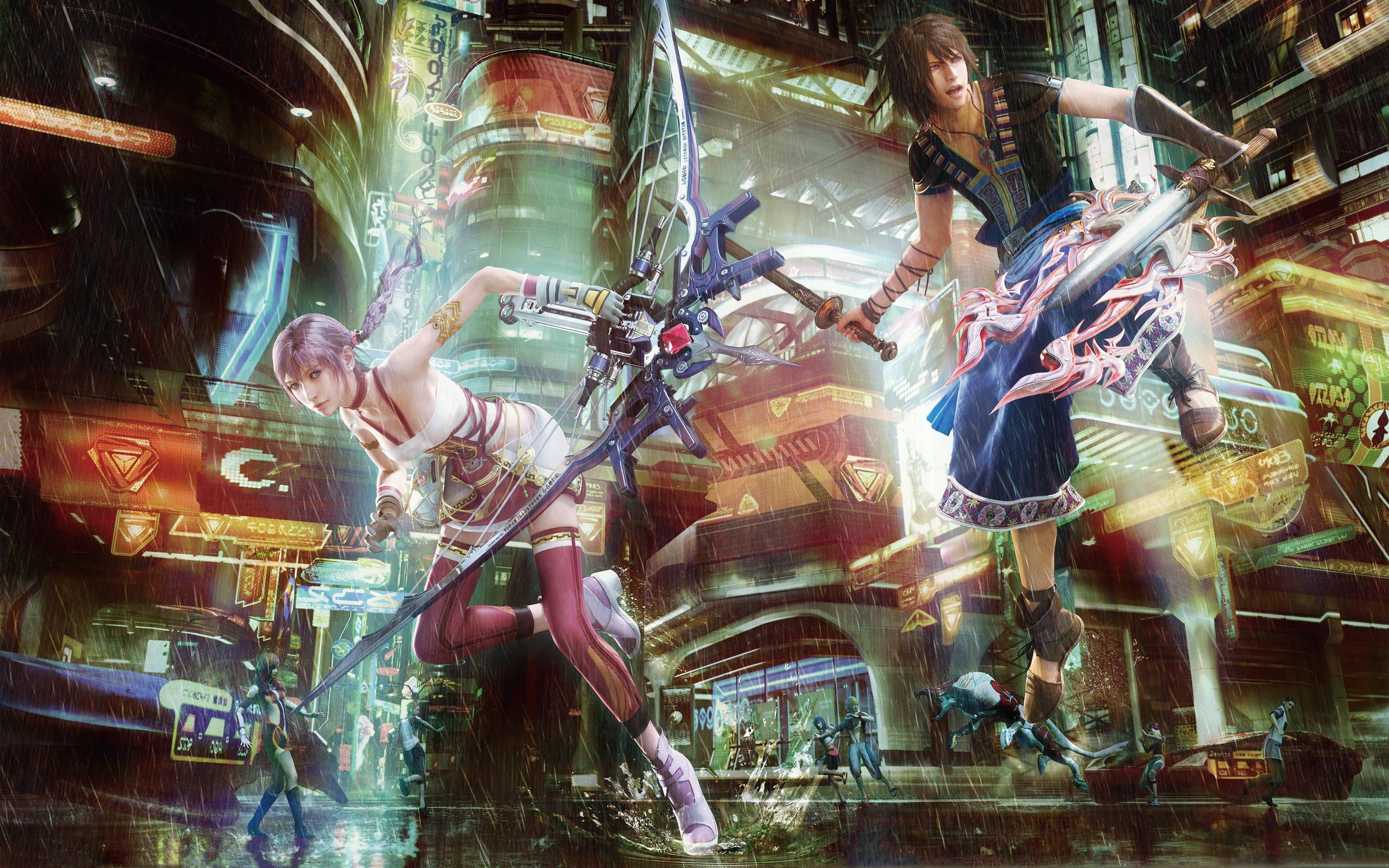 New Final Fantasy XIII-2 Wallpapers (Scenario & Battle Ultimania ...