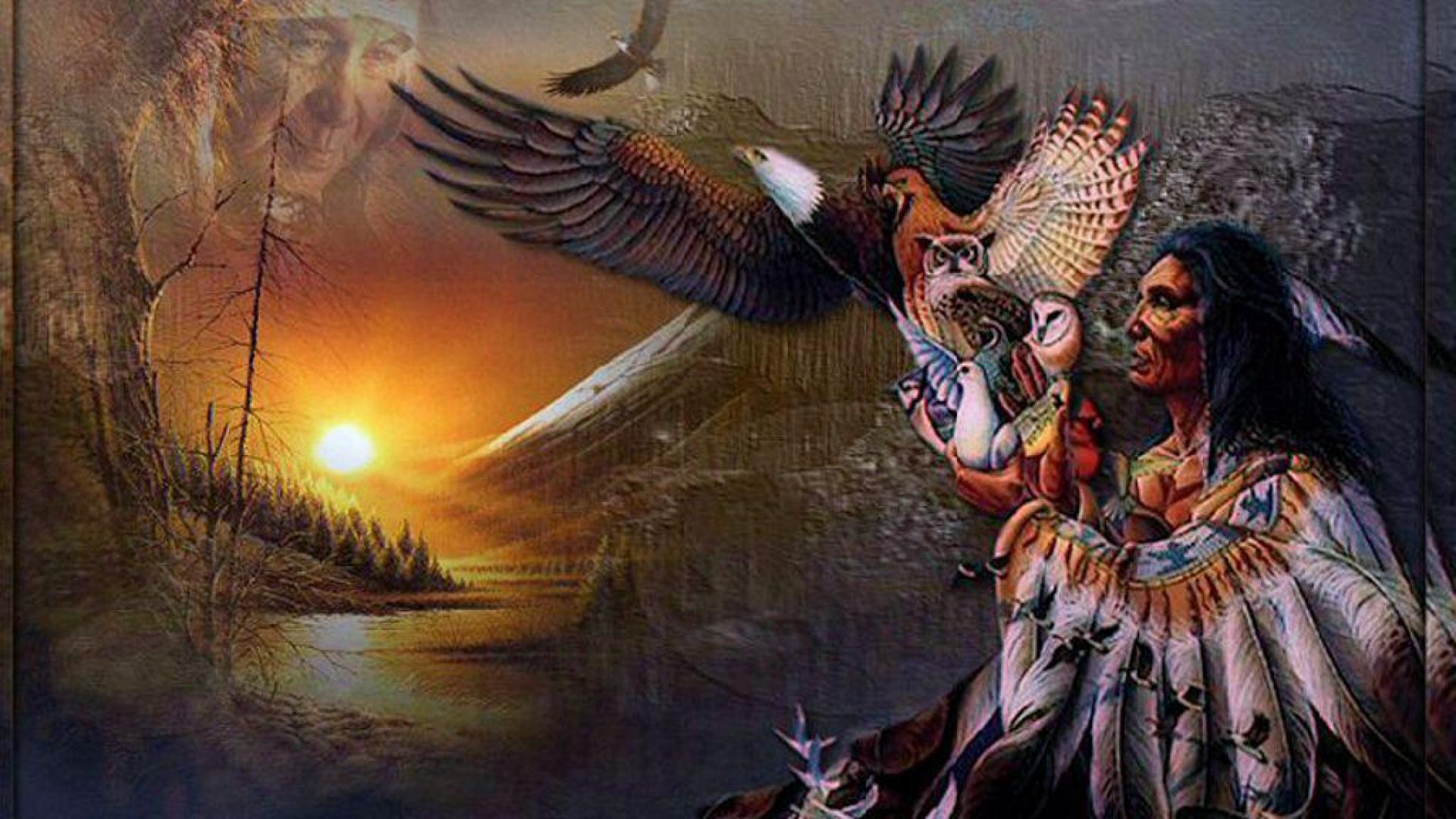 American Indian Chief Wallpaper - image #13