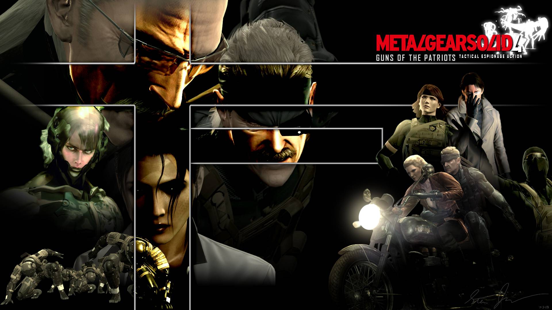 Metal Gear Solid 4: Guns Of The Patriots Computer Wallpapers ...