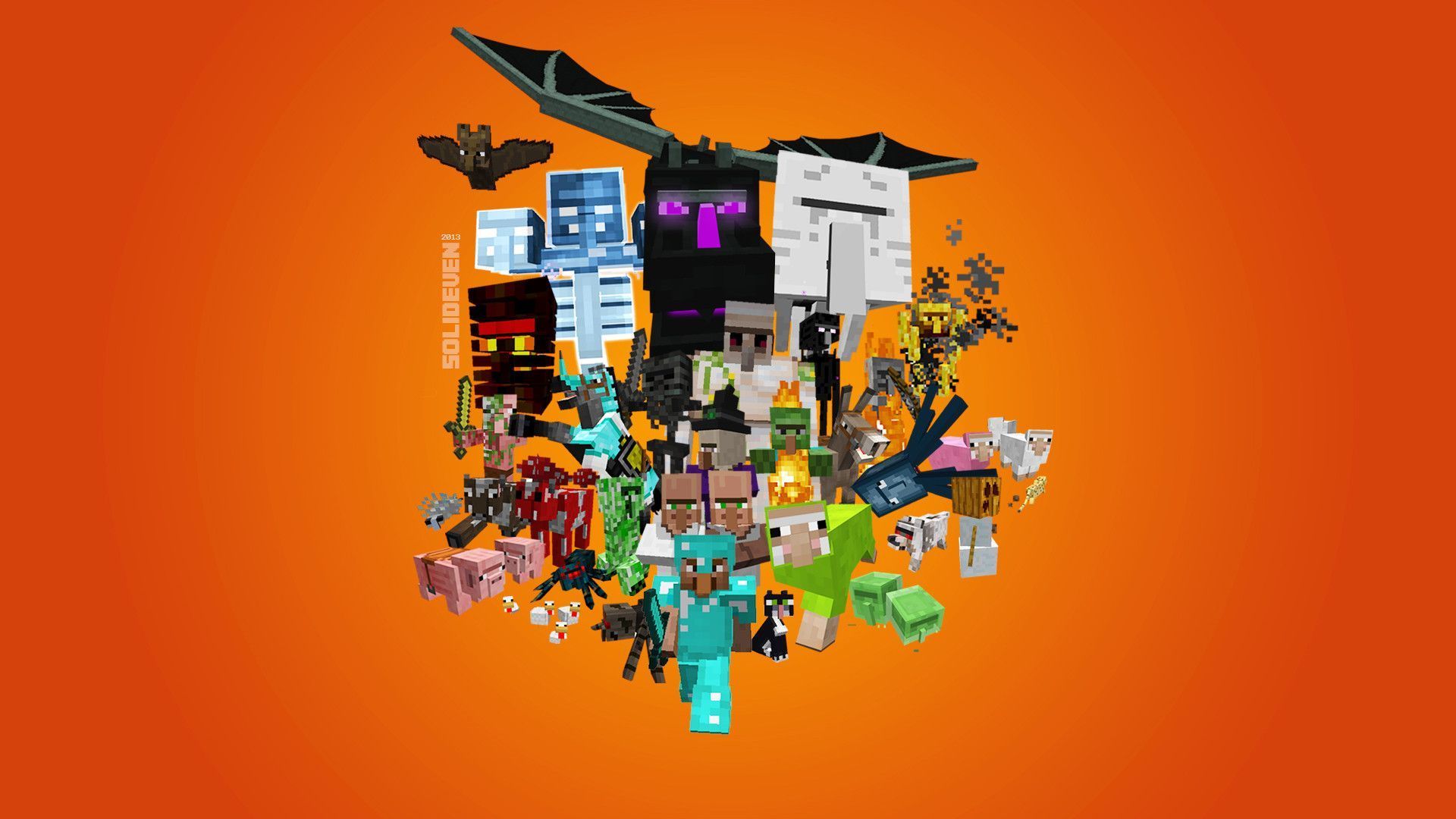 Villager Universe (Minecraft Wallpaper 1080p) - Other Fan Art ...