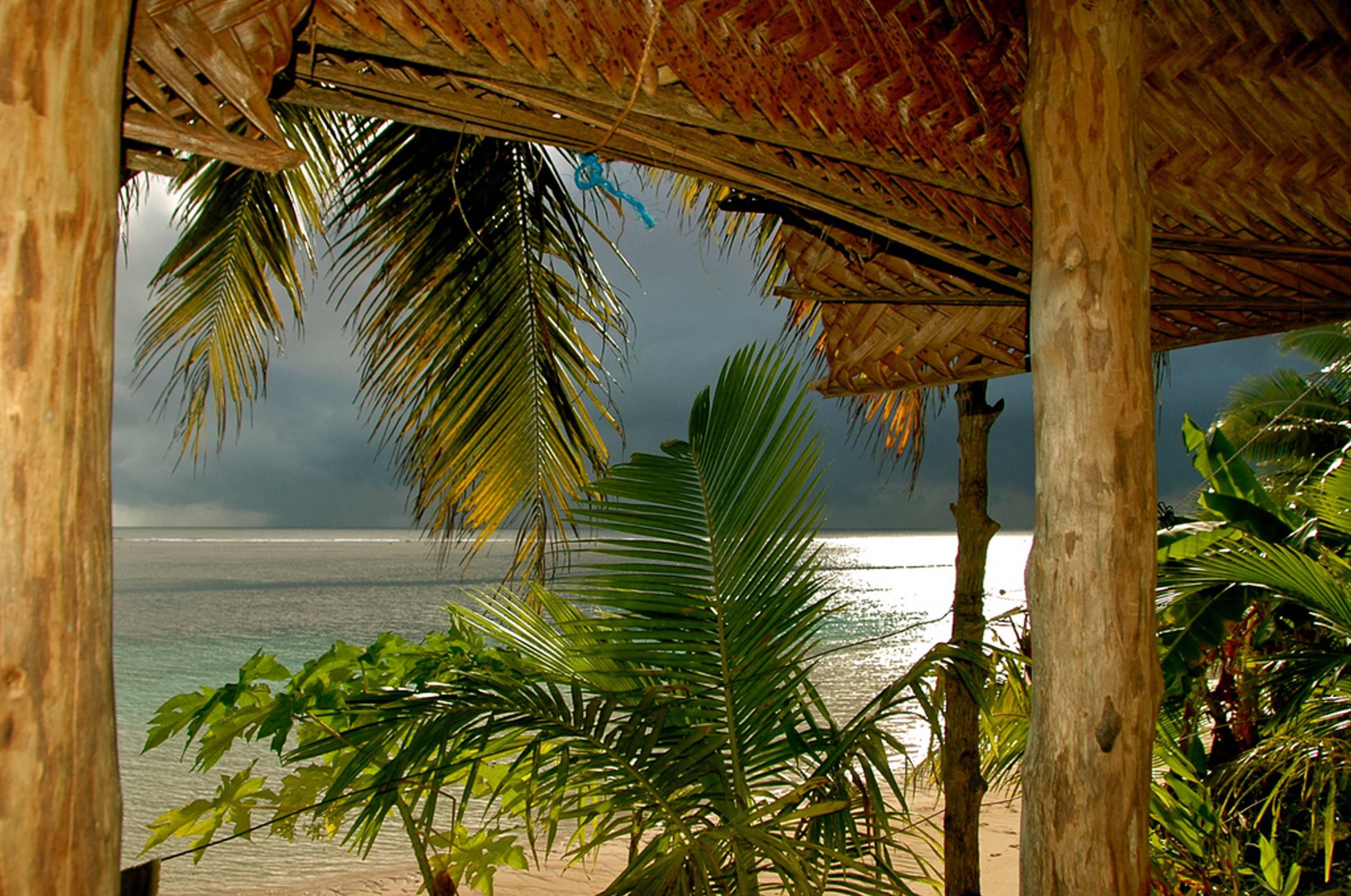 Tropical Hideaway on Beach Samoa HD Wallpaper, get it now