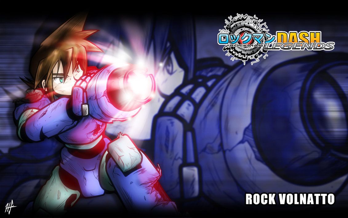 Rockman DASH Legends - Wallpaper - Rock Volnatto by HechEff