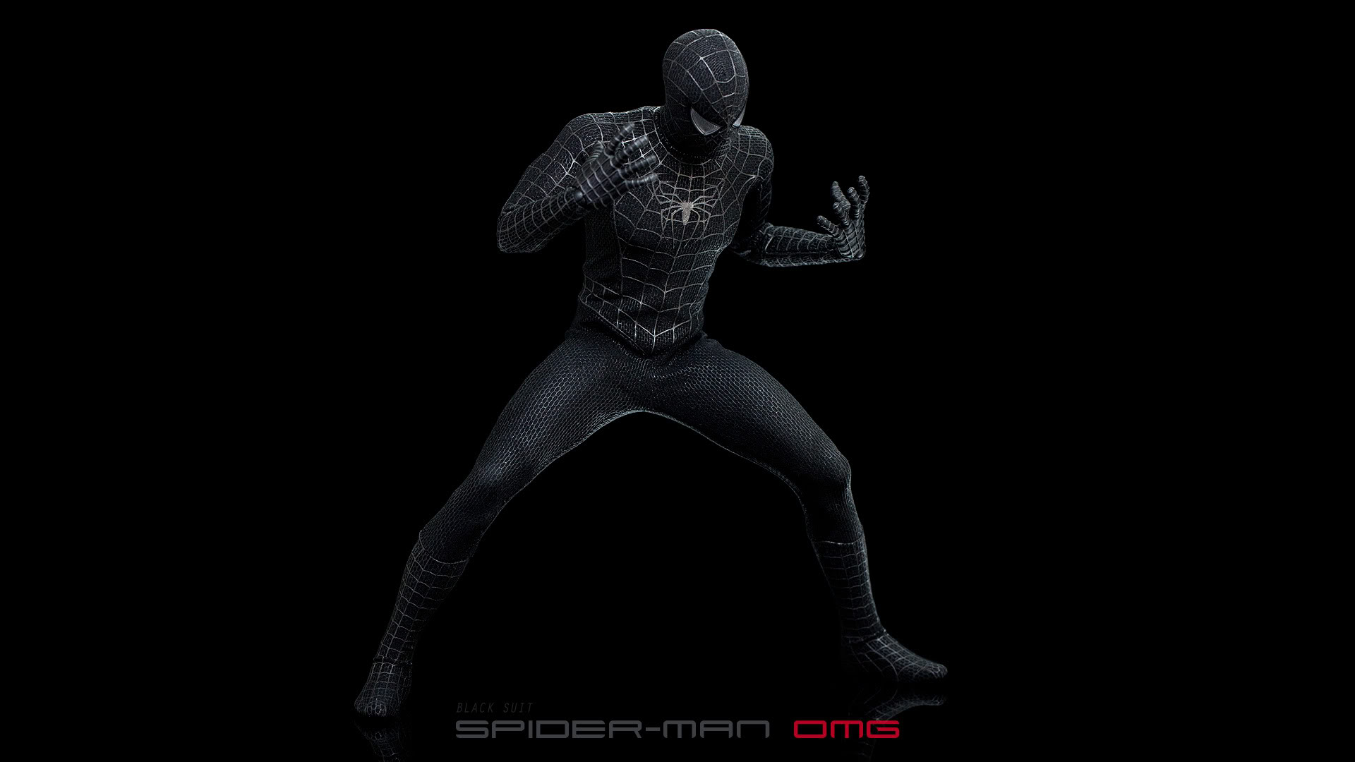 OMGs photo review Hot Toys Black suit Spider man
