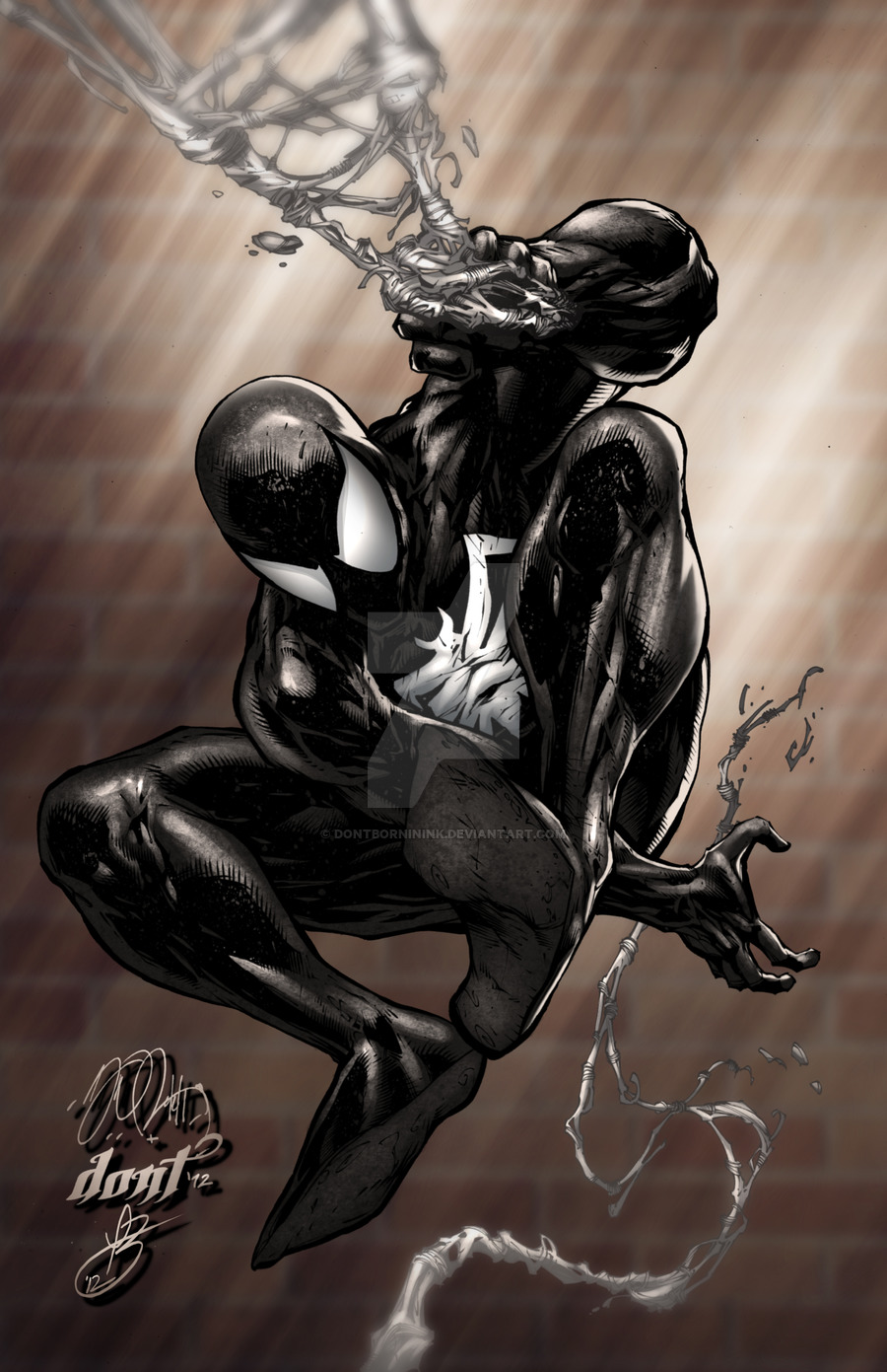 Spiderman Black Suit by DontBornInInk on DeviantArt