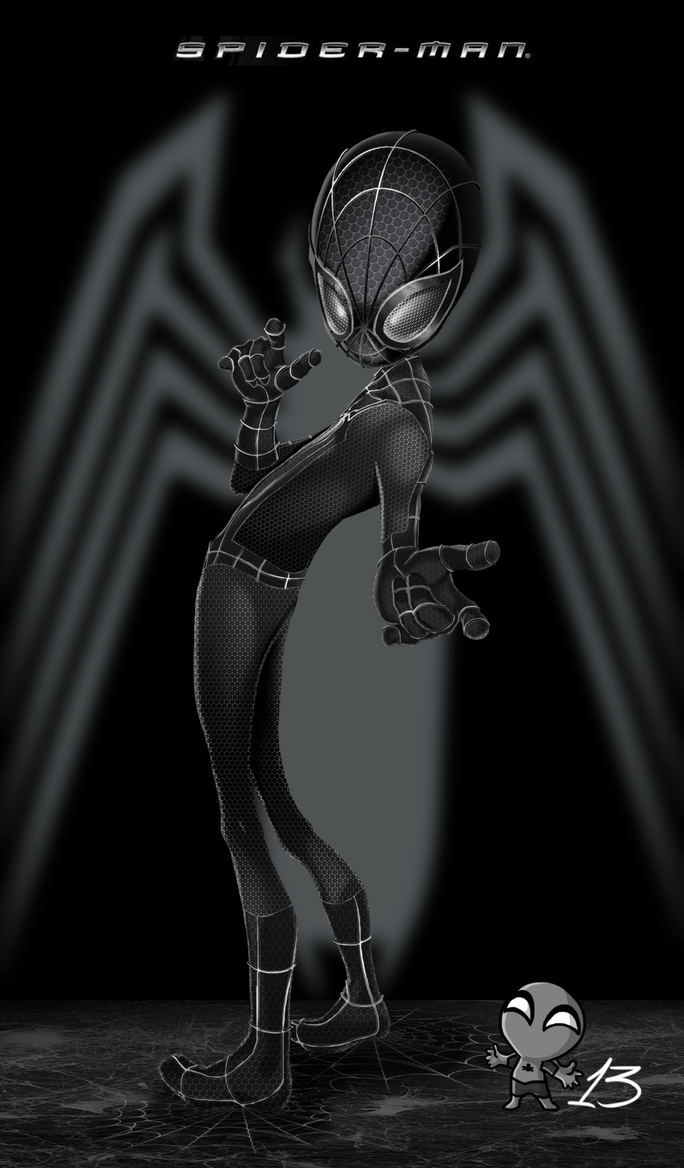 Spiderman - Venom Black Suit by Belmonn on DeviantArt