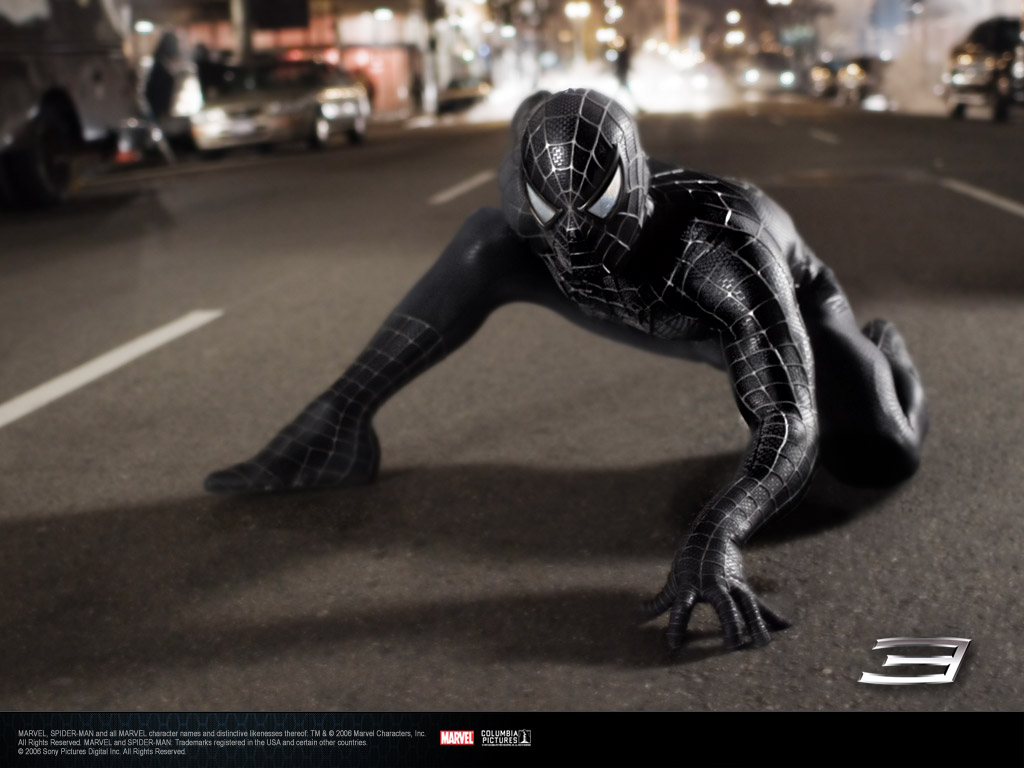 My Free Wallpapers - Movies Wallpaper : Spider-Man 3 - Black Suit