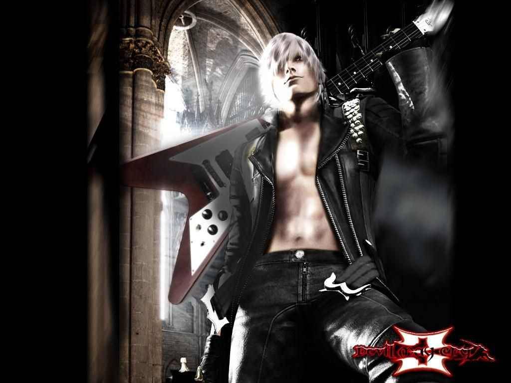Devil May Cry Dante with Guitar Wallpaper - Devil May Cry Wallpaper