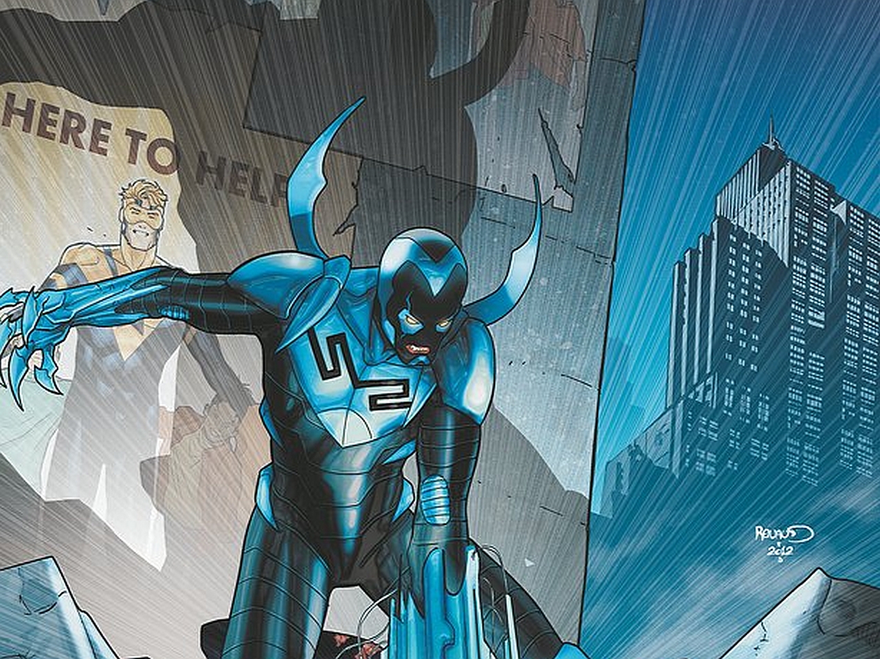 34 Blue Beetle HD Wallpapers Backgrounds - Wallpaper Abyss