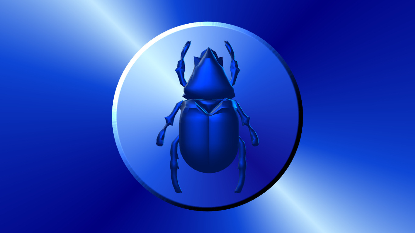 Kingdom Come Blue Beetle Symbol WP by MorganRLewis on DeviantArt