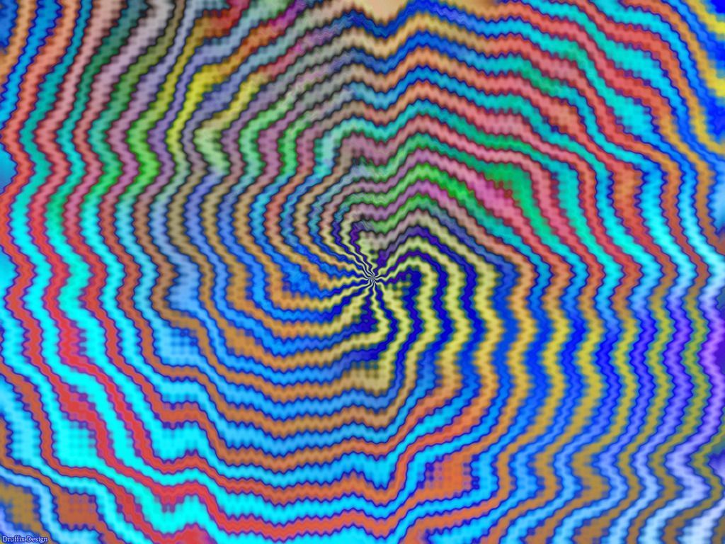 Trippy Moving Illusions - wallpaper