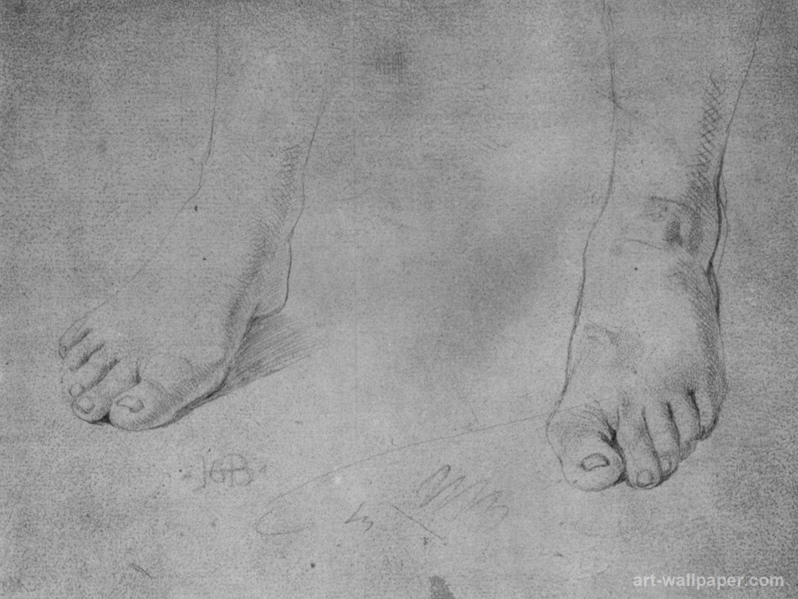 Foot studies , Grien Hans Wallpapers