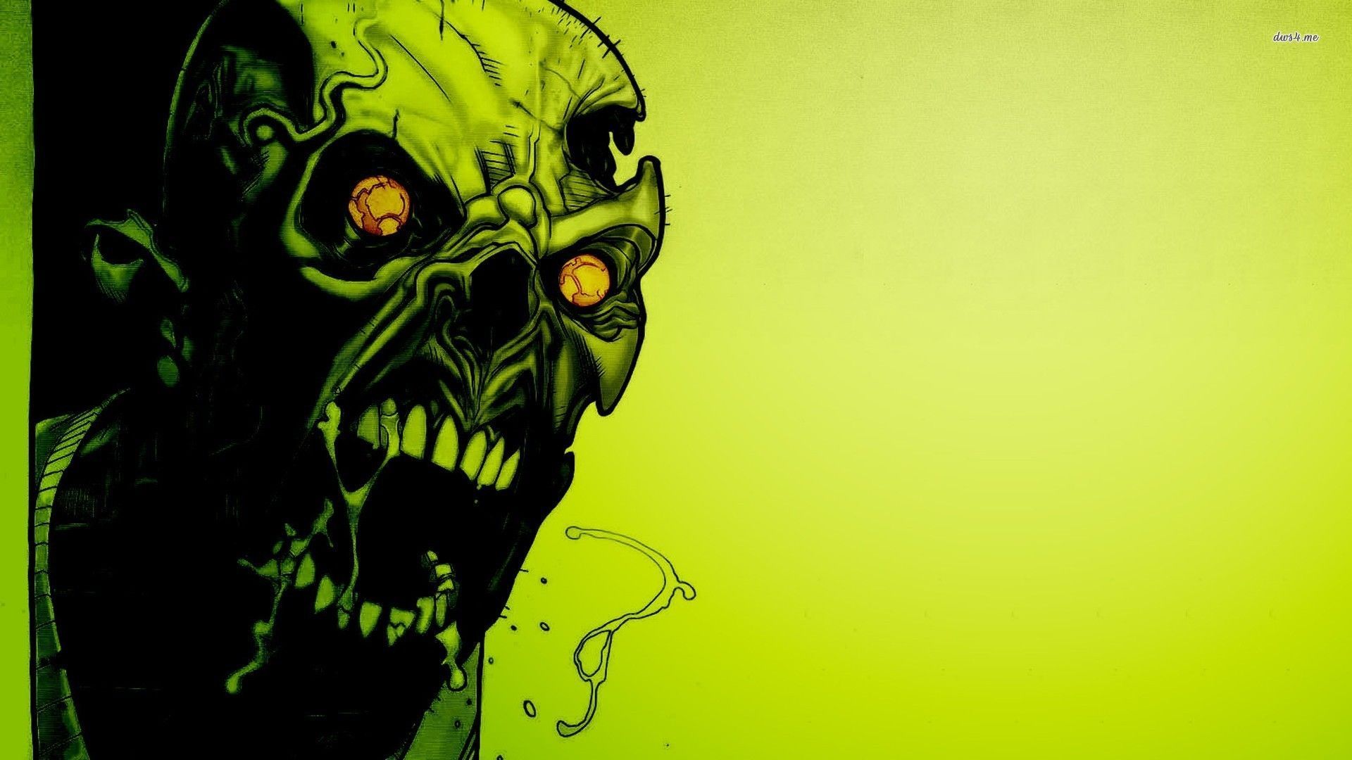 Screaming zombie wallpaper - Digital Art wallpapers - #5467