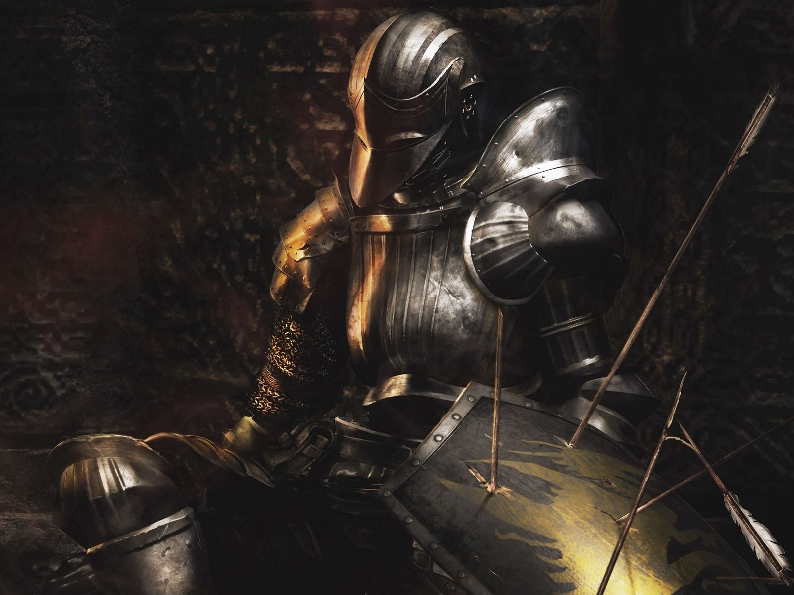 Defeated knight 1600 x 1200 Wallpaper