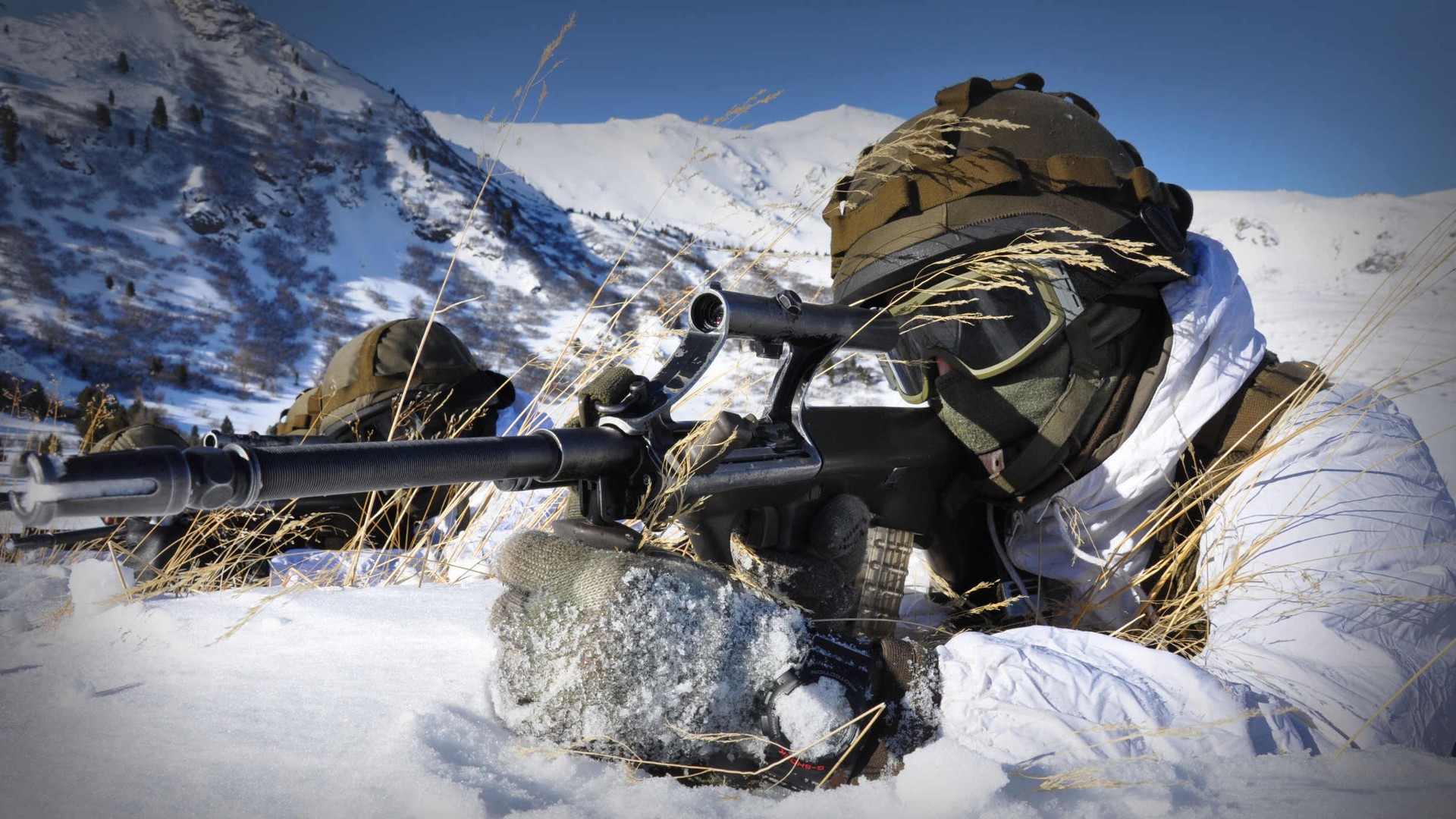 military, Soldier, Austrian Armed Forces, Snow, Mountain Wallpapers HD