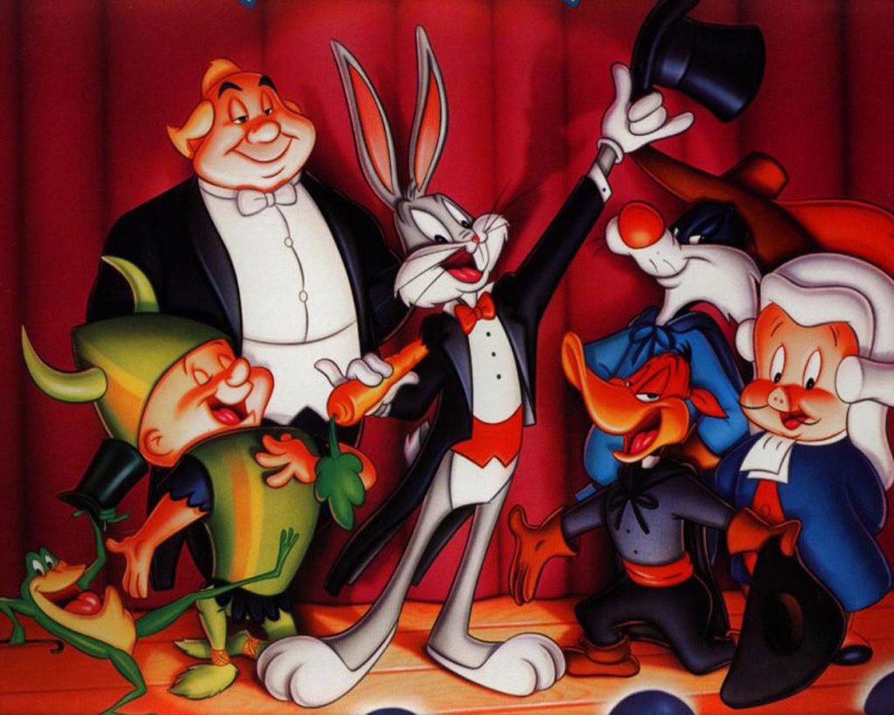 The gang`s all here ! - Bugs Bunny Wallpaper (21446700) - Fanpop