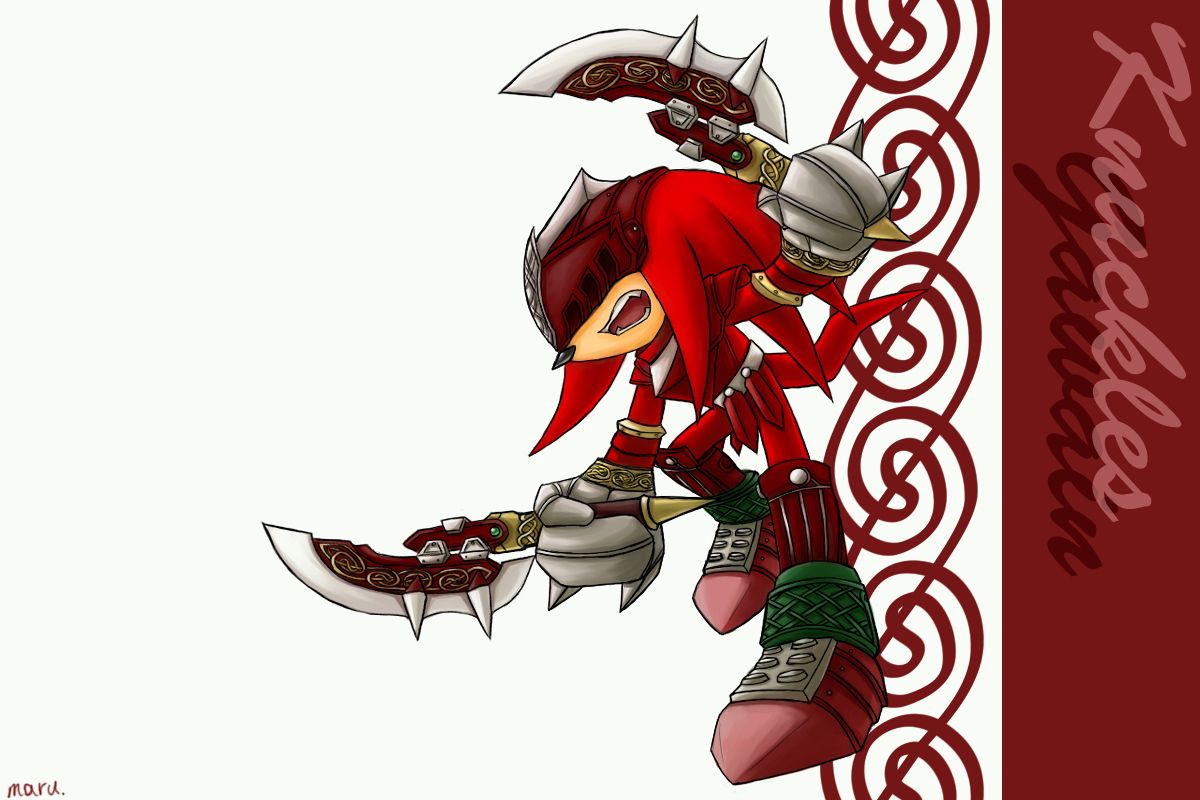 Knuckles as Gawain in Sonic and the Black Knight - Knuckles the ...