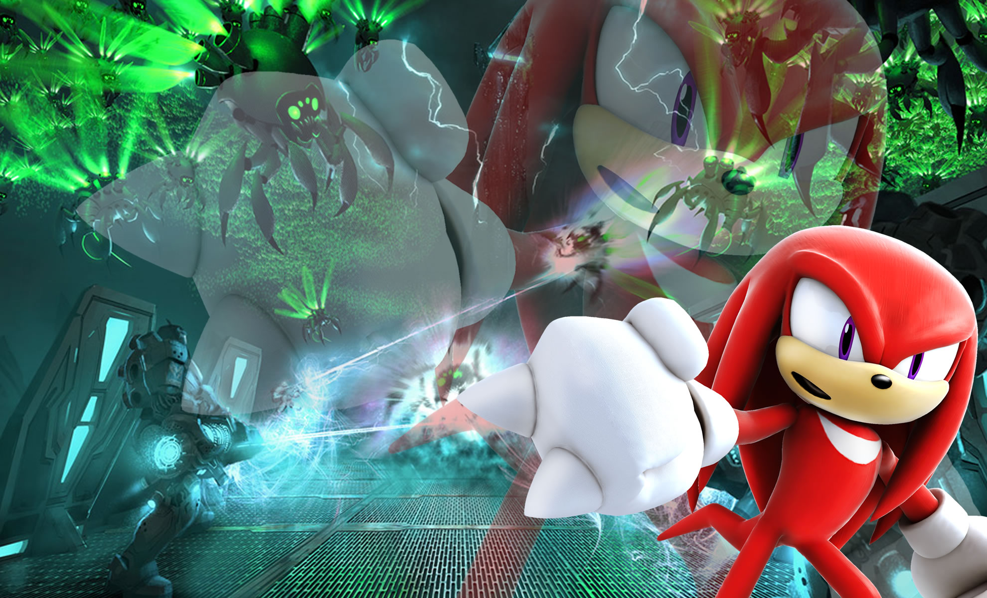 Knuckles The Echidna 0004 by MobiusPlanet on DeviantArt