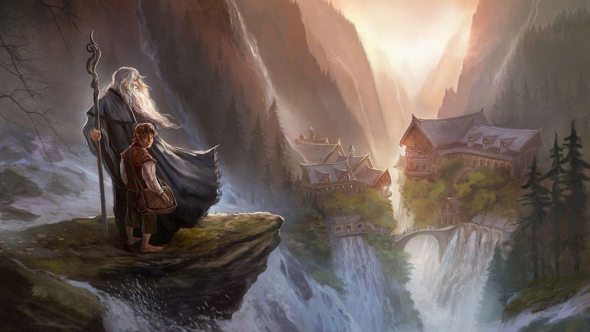 Gandalf and Bilbo Baggins - The Hobbit >> HD Wallpaper, get it now!