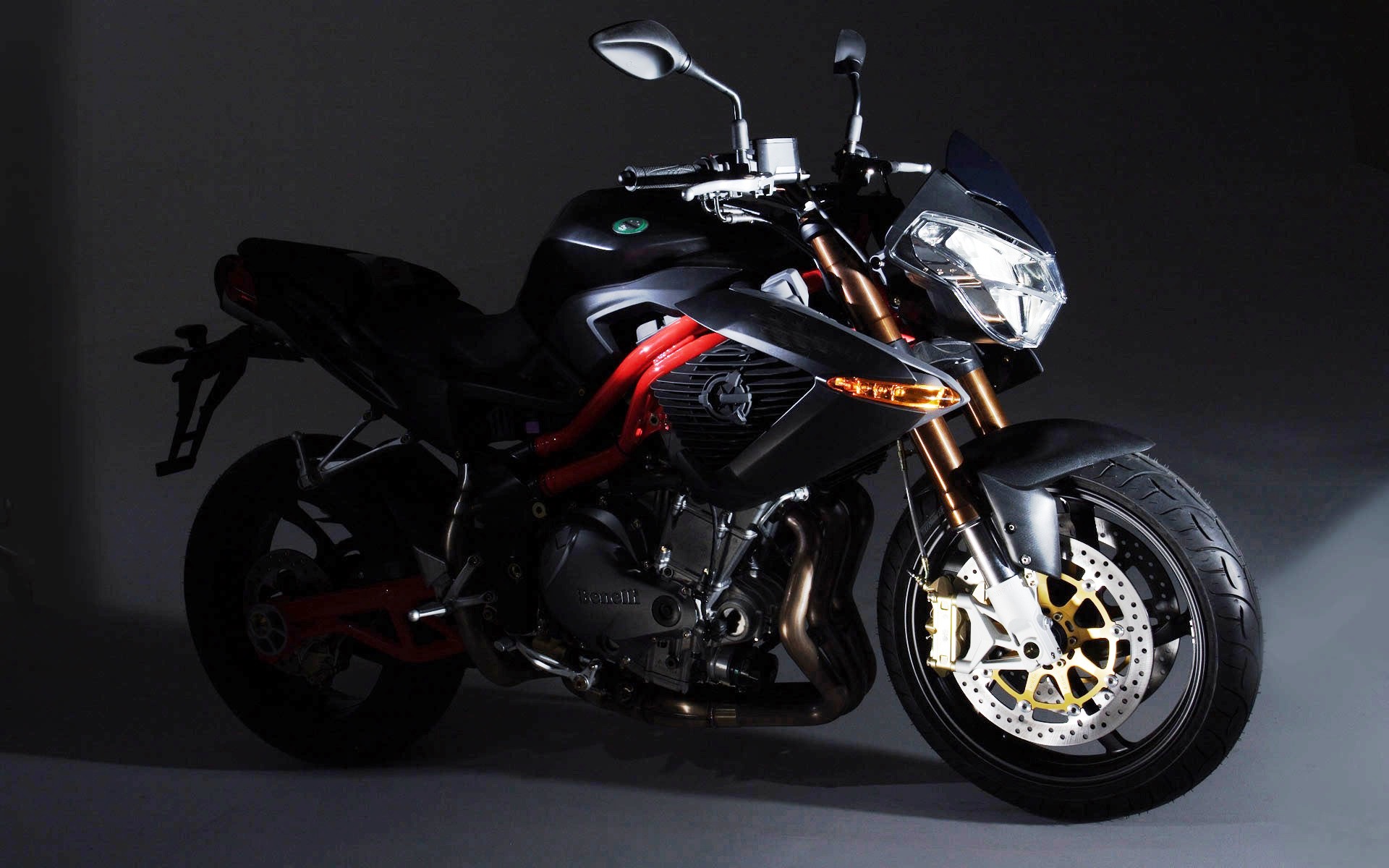 Black Benelli italian Motorcycle HD Widescreen Super Bike Wallpaper Collection