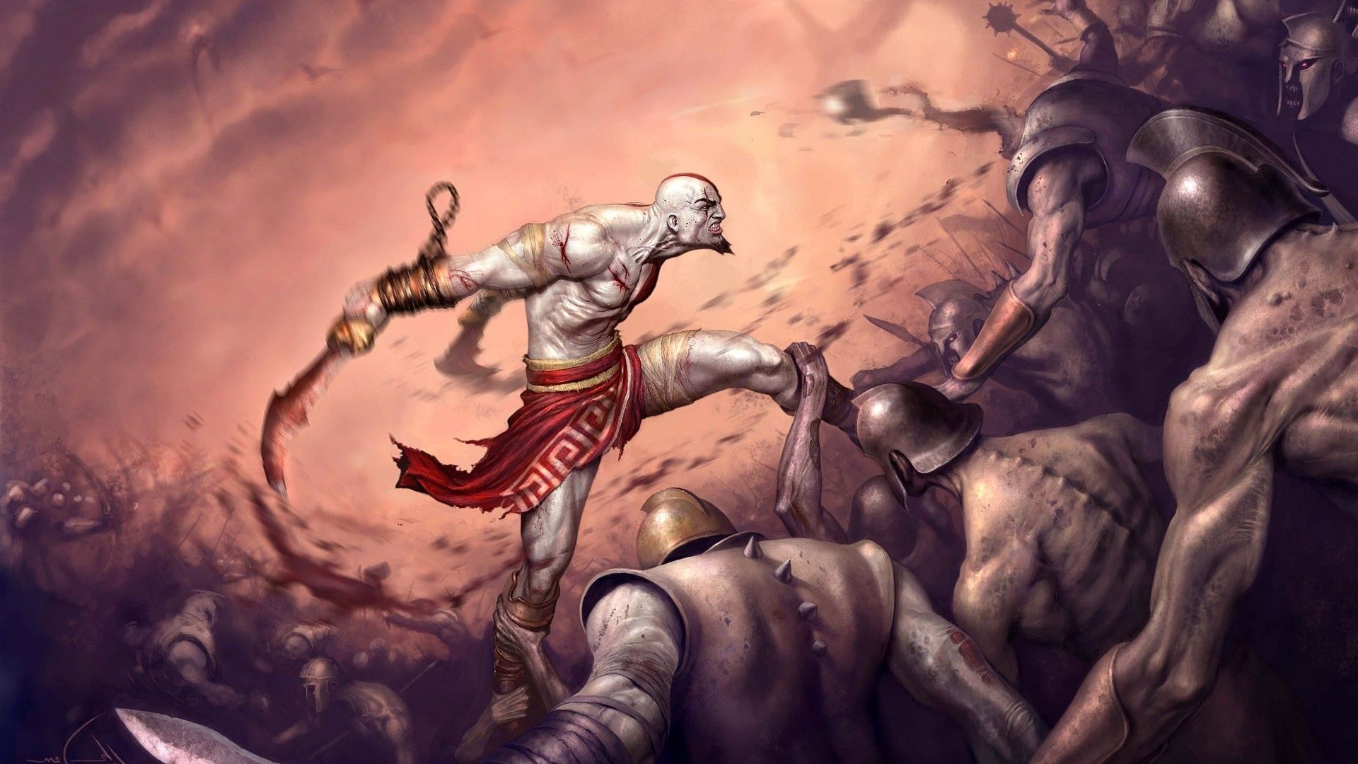 Kratos - God Of War HD Charming Wallpaper Free HD Wallpaper