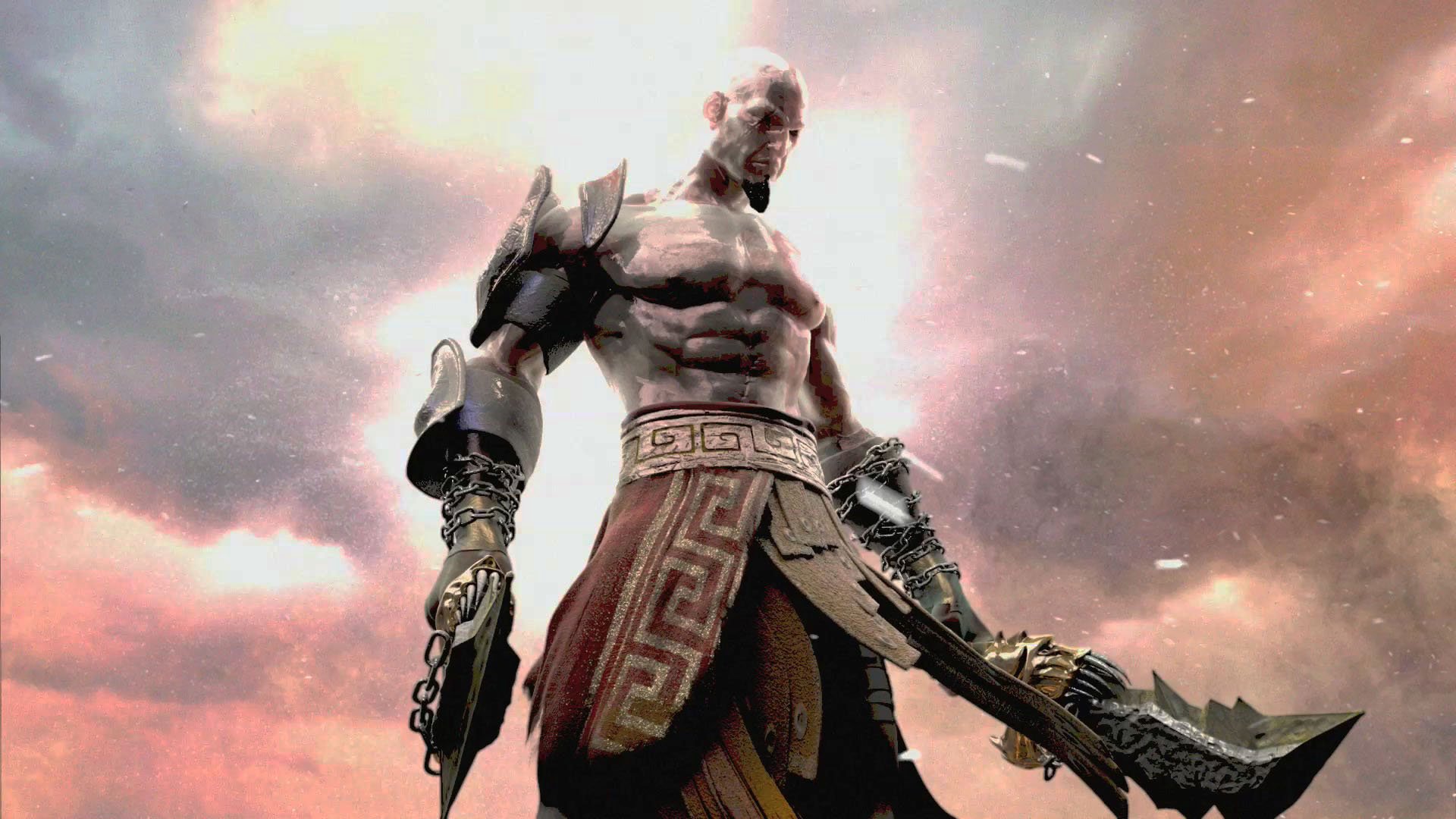 Картина по номерам god of war