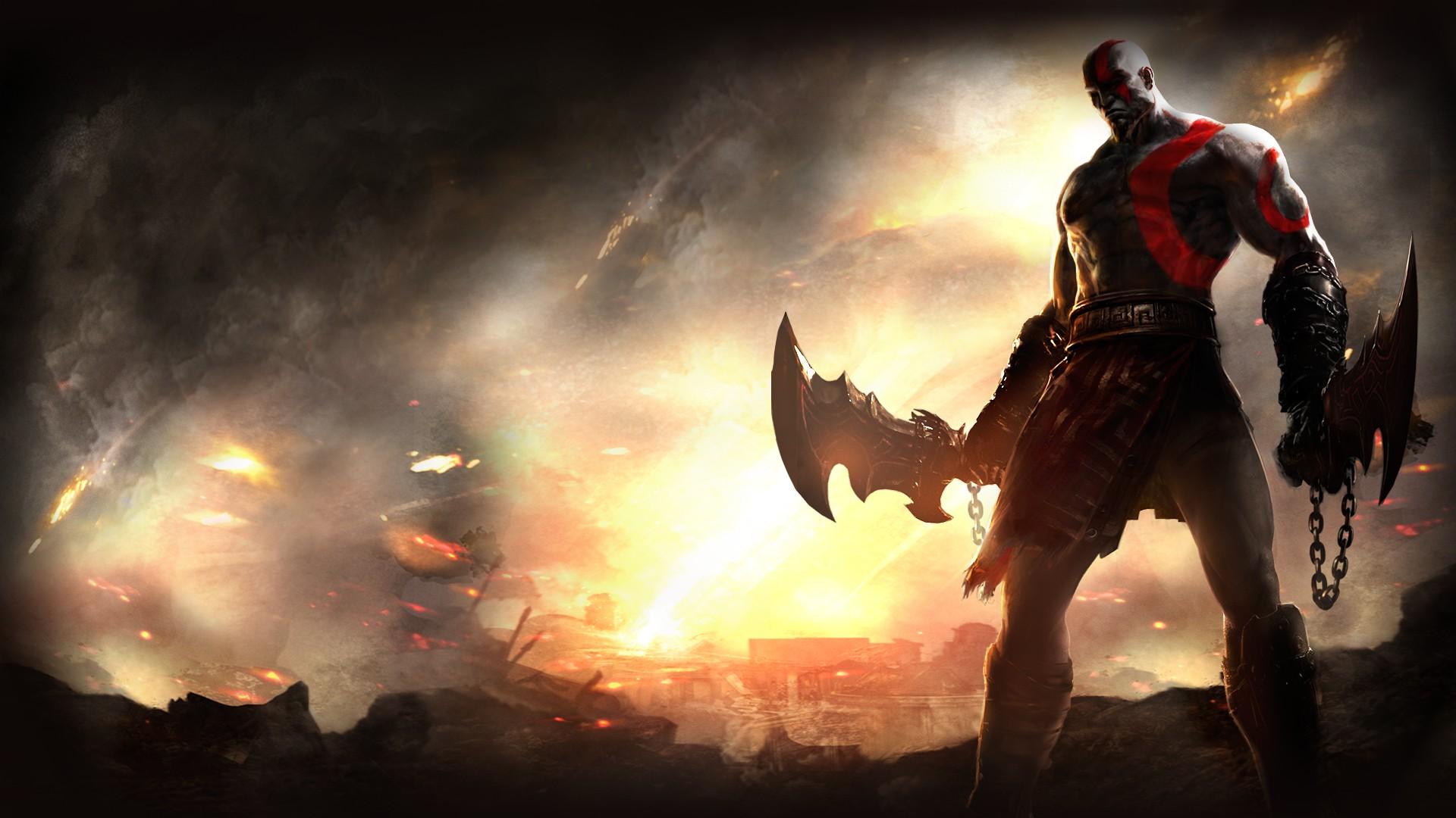 Video games god of war kratos wallpaper | (38485)