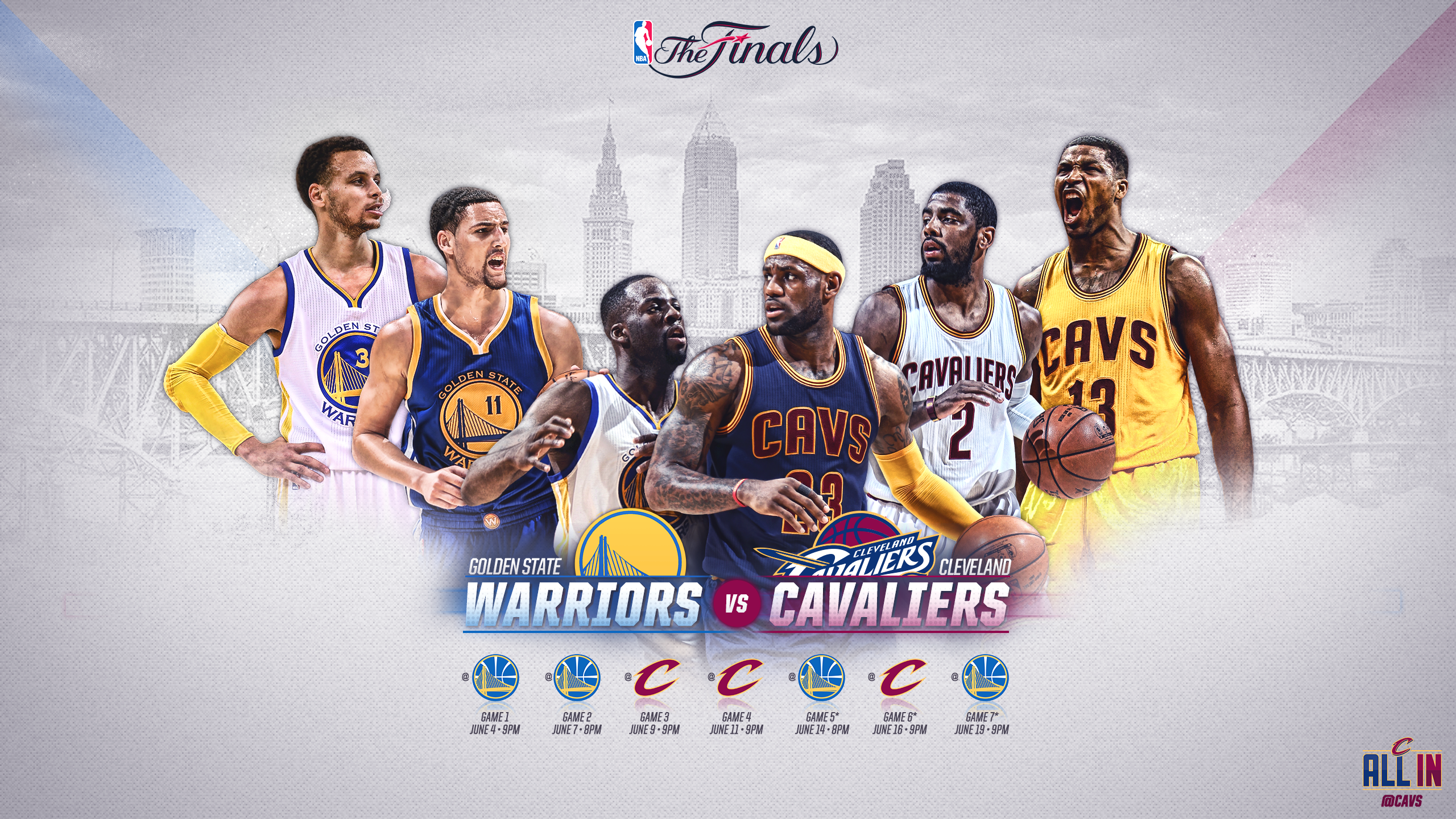 Upcoming Events ALL IN CAVS NBA FINALS WATCH PARTY 110 SPACE
