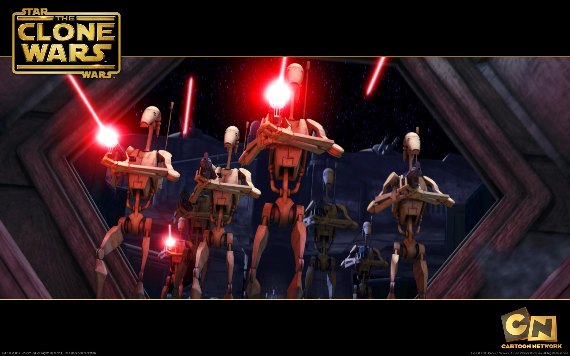 Star Wars Battle Droids Desktop Wallpaper
