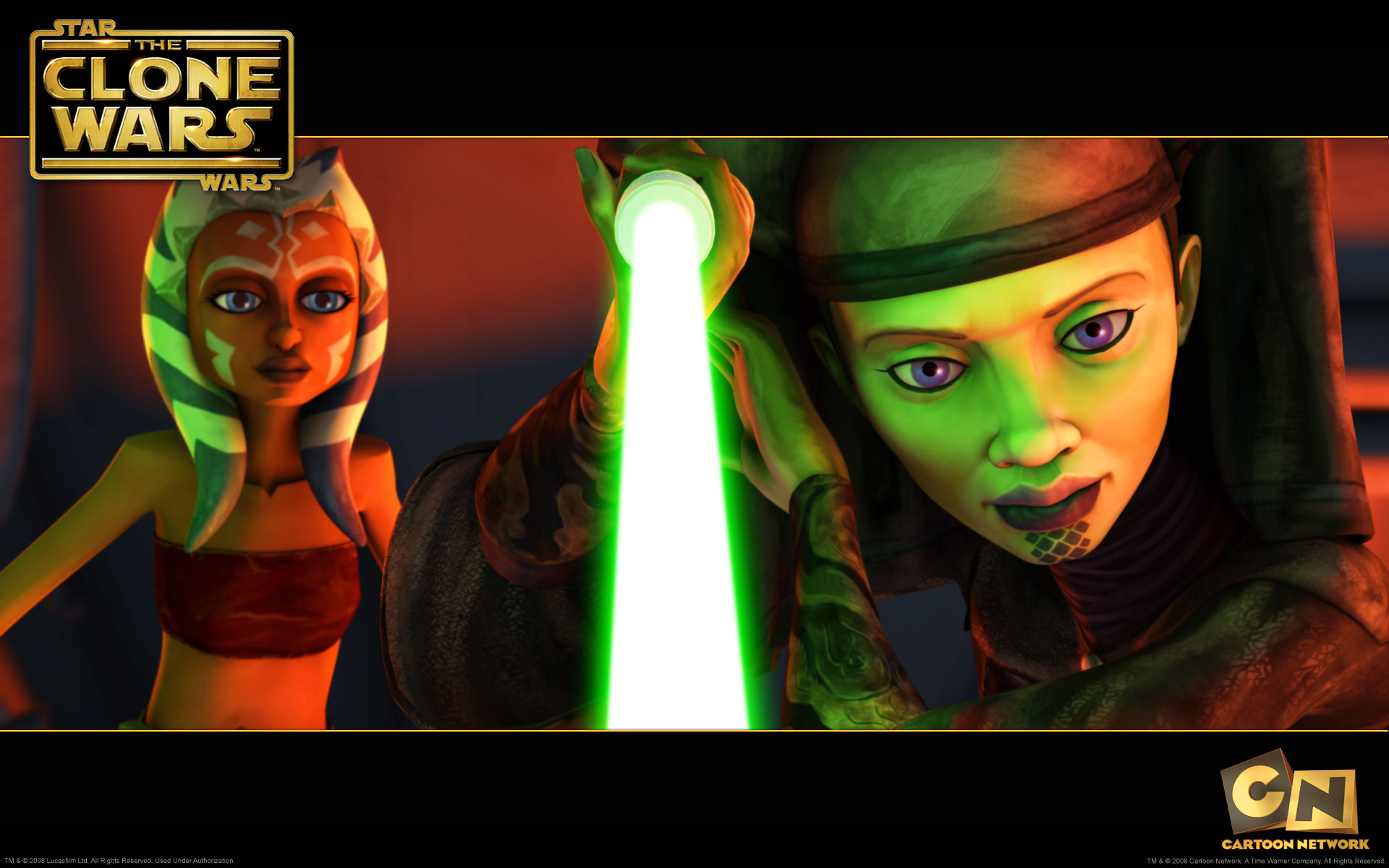 Jedi Master Luminara from The Clone Wars Desktop Wallpaper
