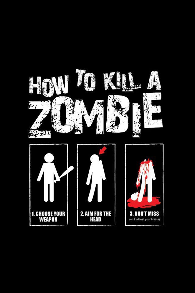 How to kill a Zombie | Halloween - Boo | Pinterest | Zombies and ...