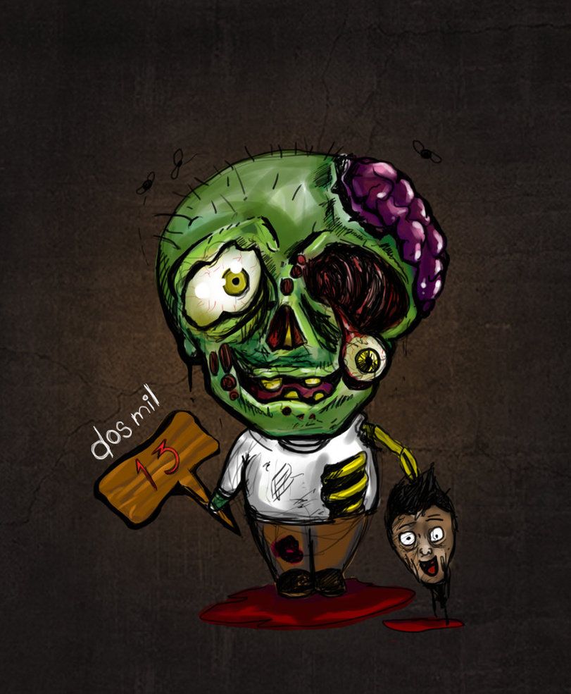 IMAGE | cute zombie background