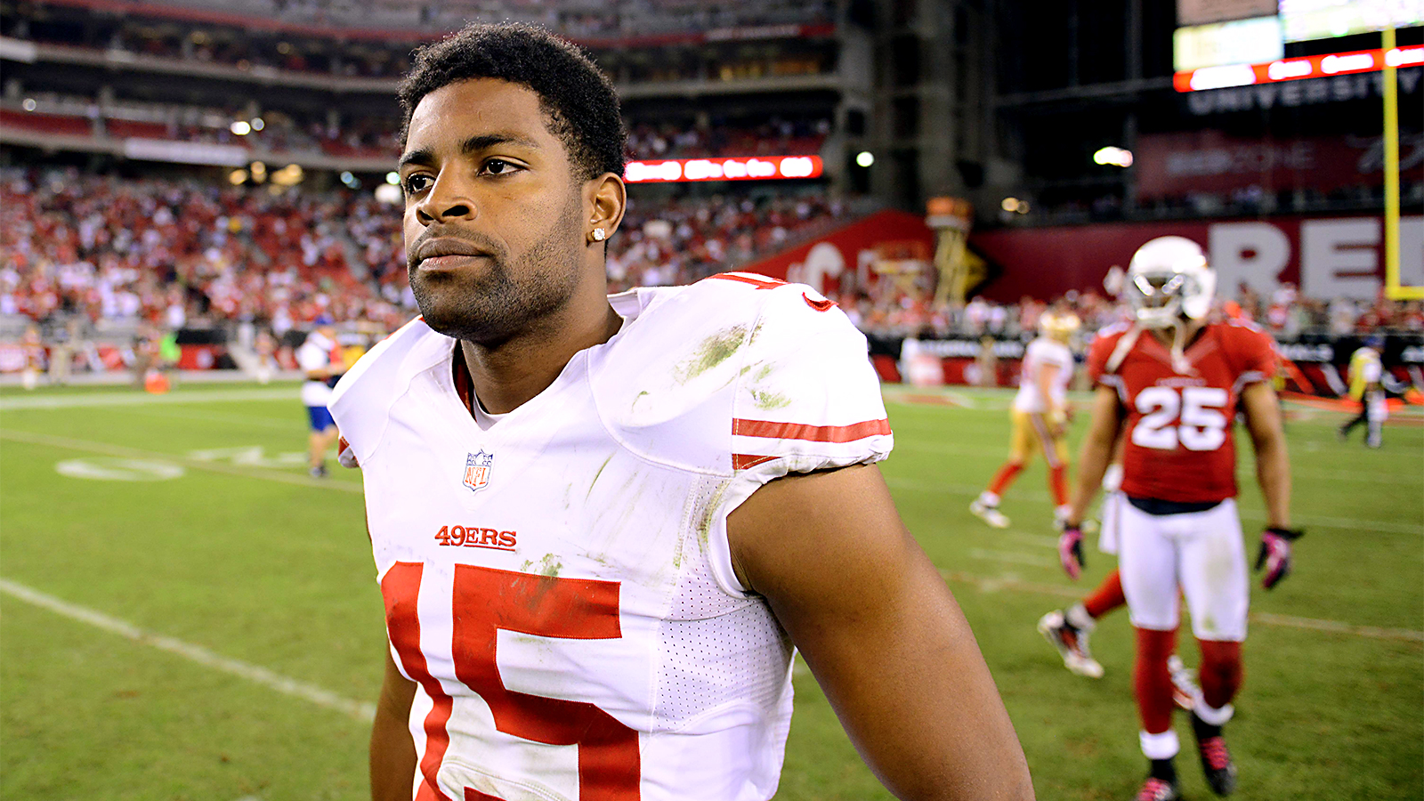Michael Crabtree appears to throw shade at former QB Colin