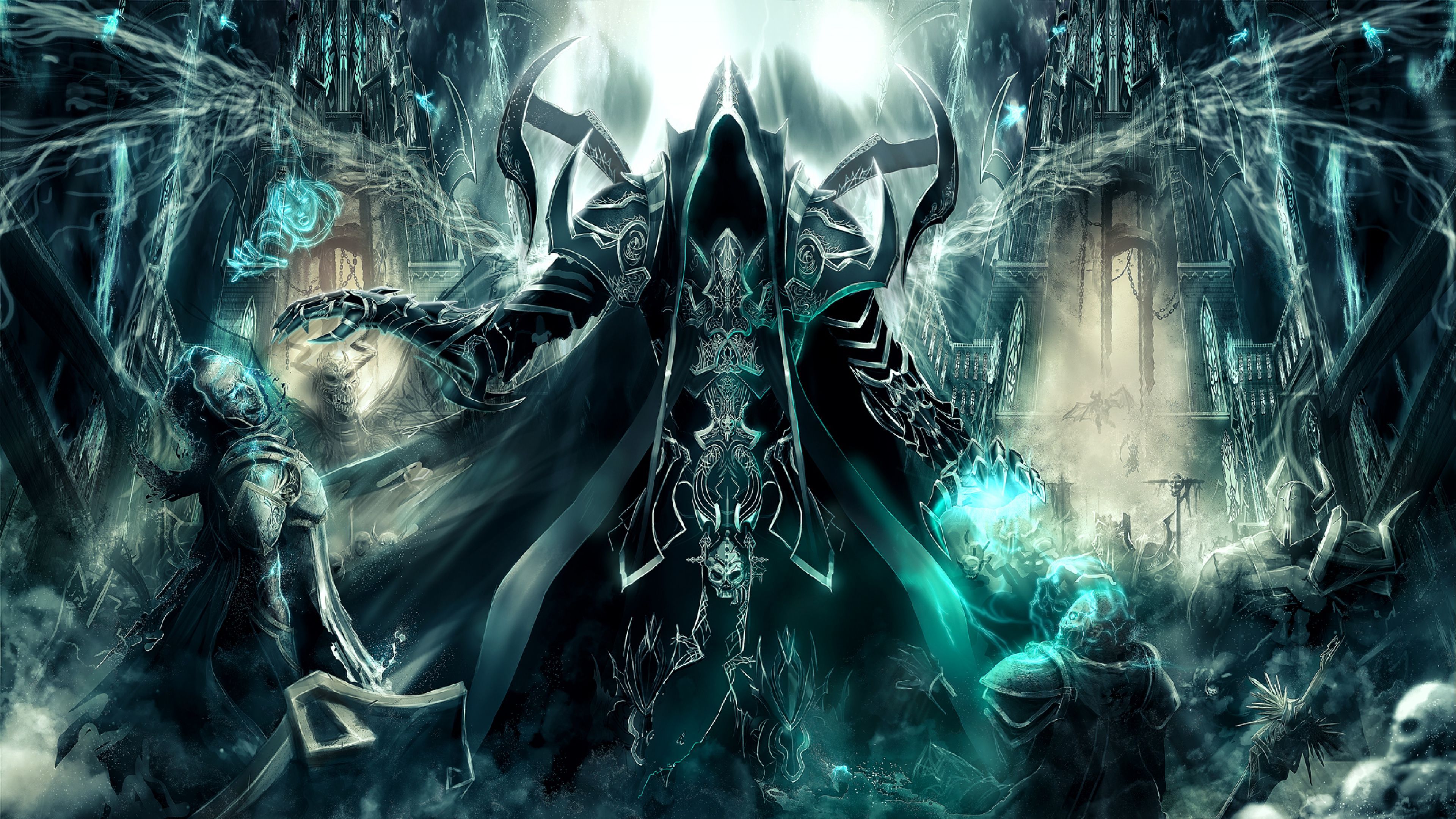 Download Wallpaper 3840x2160 Art, Diablo iii, Reaper of souls ...