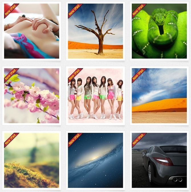 The new iPad 3 real 2048 x 2048 Retina wallpapers download