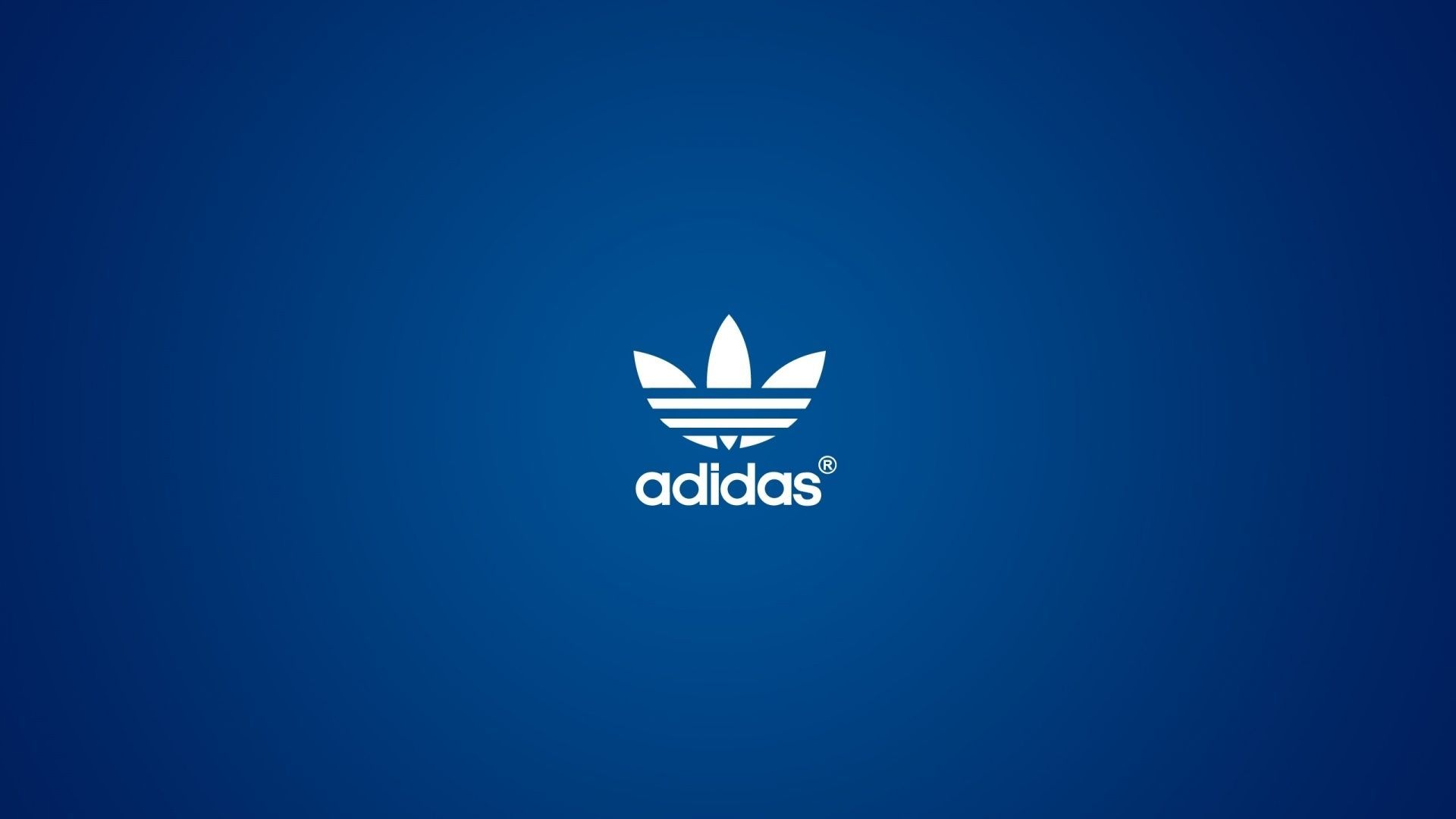 New HD Adidas Blue Logo Wallpaper