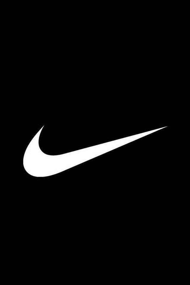 Black Nike Check iPhone 4 Wallpaper (640x960)