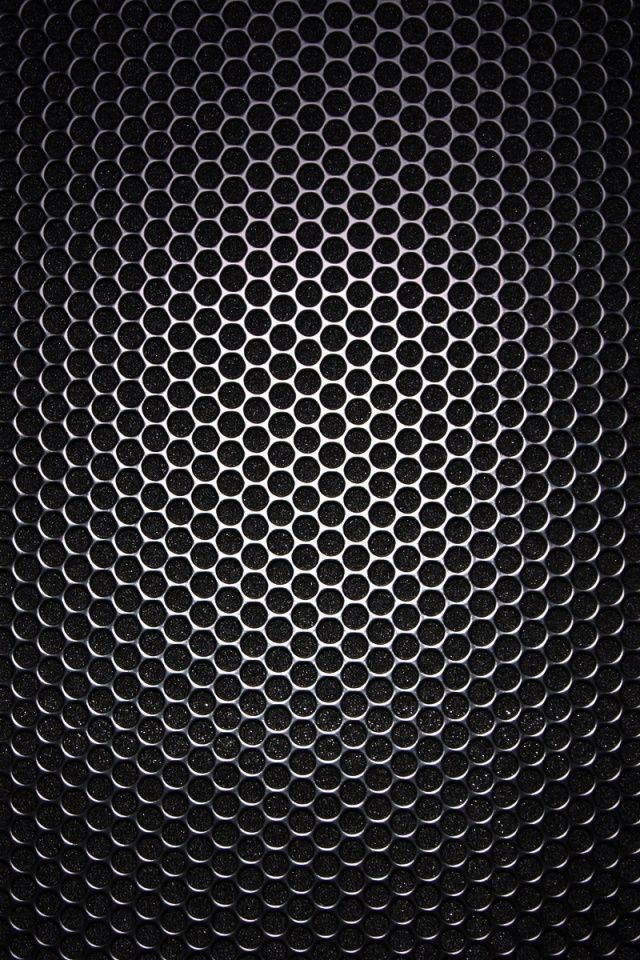640x960 Black honeycomb pattern Iphone 4 wallpaper