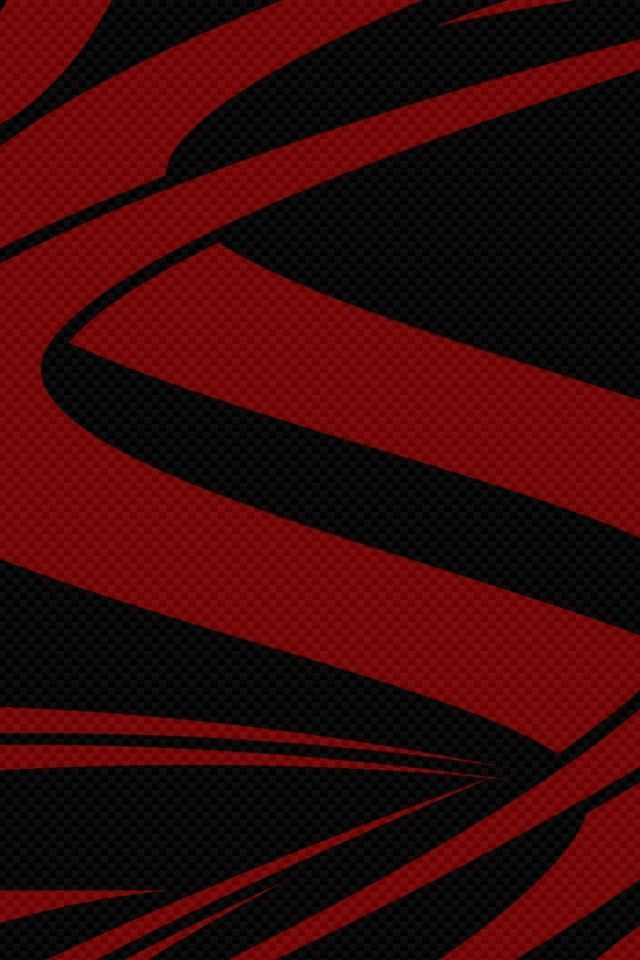 640x960 Red & Black Carbon Iphone 4 wallpaper