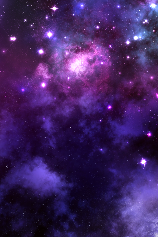 iPhone Wallpapers + Blue, Space, Stars, Nebulae, by Bootney Lee ...