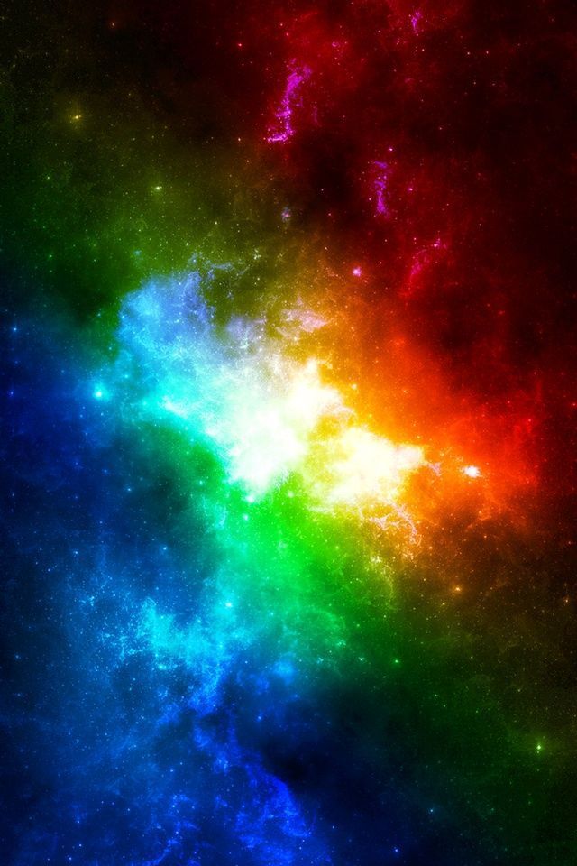 Abstract colors in space iPhone Wallpaper | 640x960 iPhone 4 (4S ...