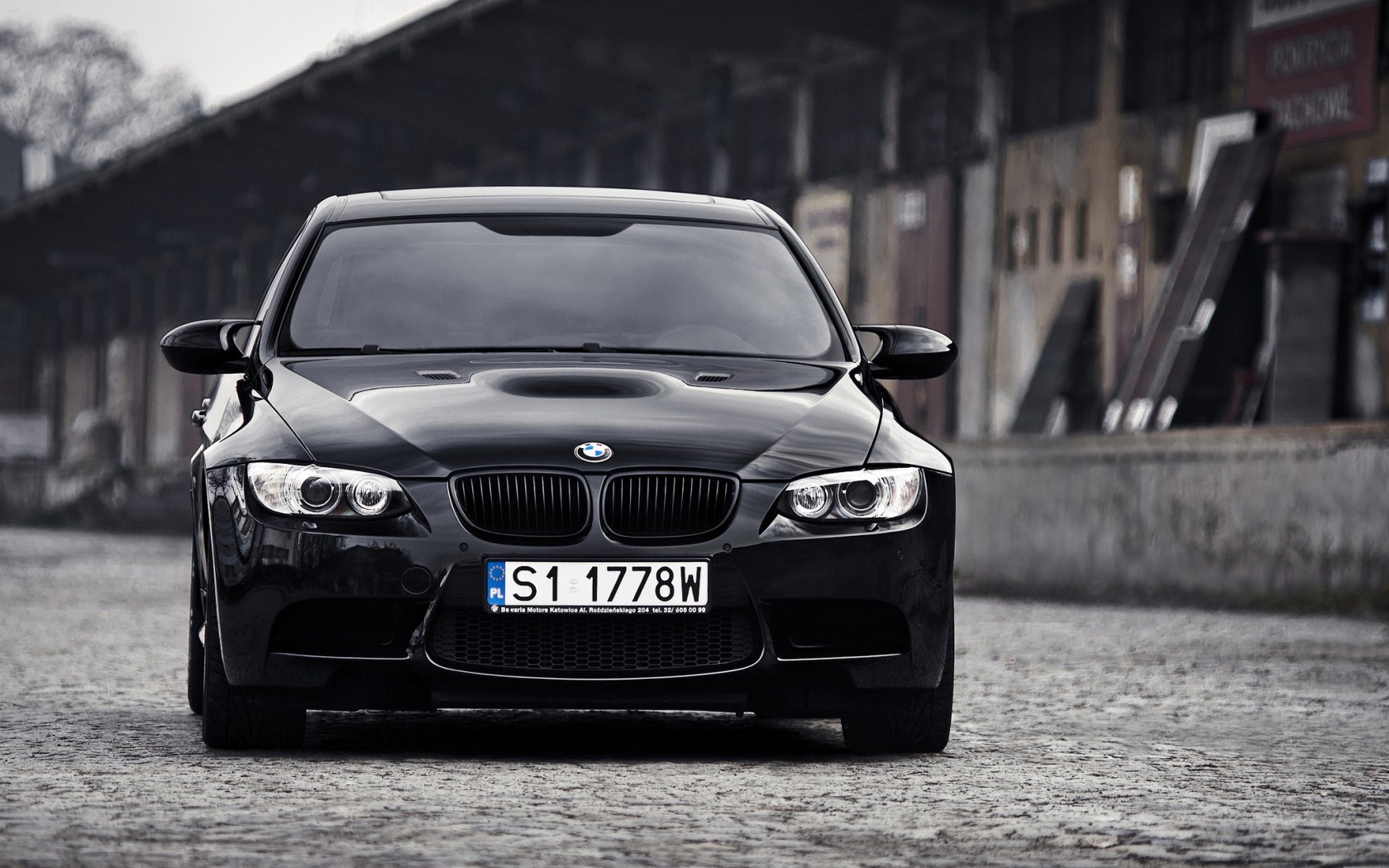 BMW E92 M3 Black Car Front HD Wallpaper - FreeWallsUp