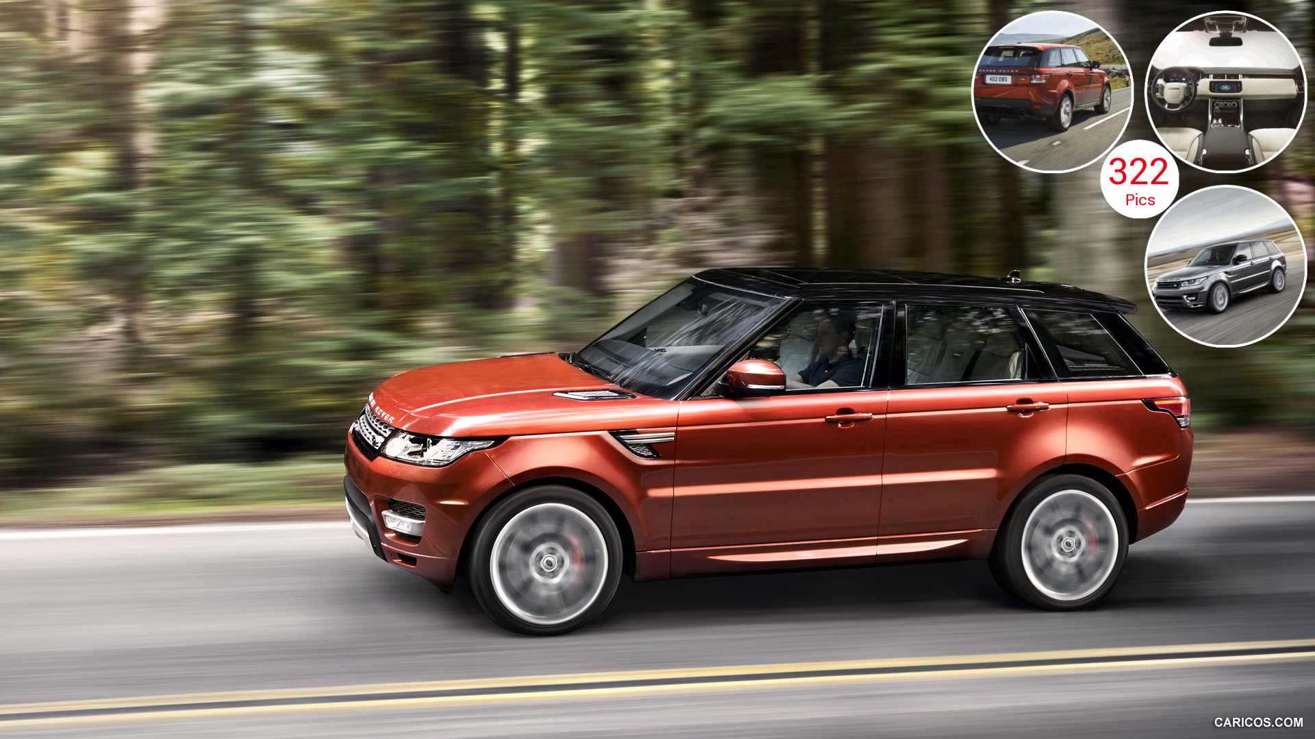 2014 Range Rover Sport Chile Red - Side | HD Wallpaper #33 | 1920x1080