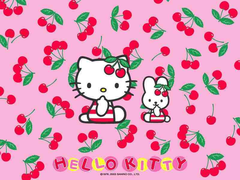 Beautiful Hello Kitty Cherry Wallpaper Hello Kitty High Definition -