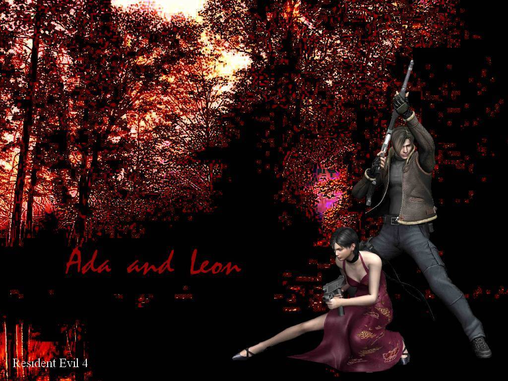 RE4 Leon & Ada - resident evil 4 Wallpaper 20511830 - Fanpop