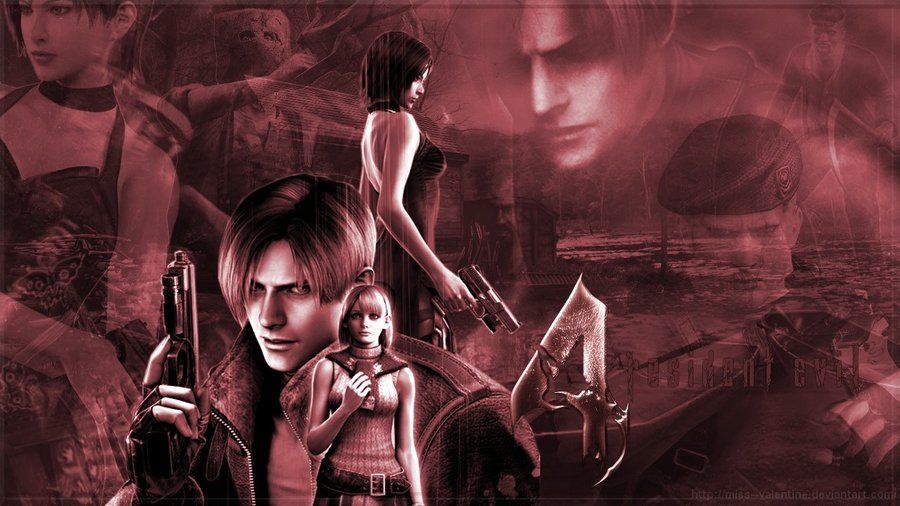 RE4 Leon and Ashley Wallpaper by LadyofRohan87 on DeviantArt