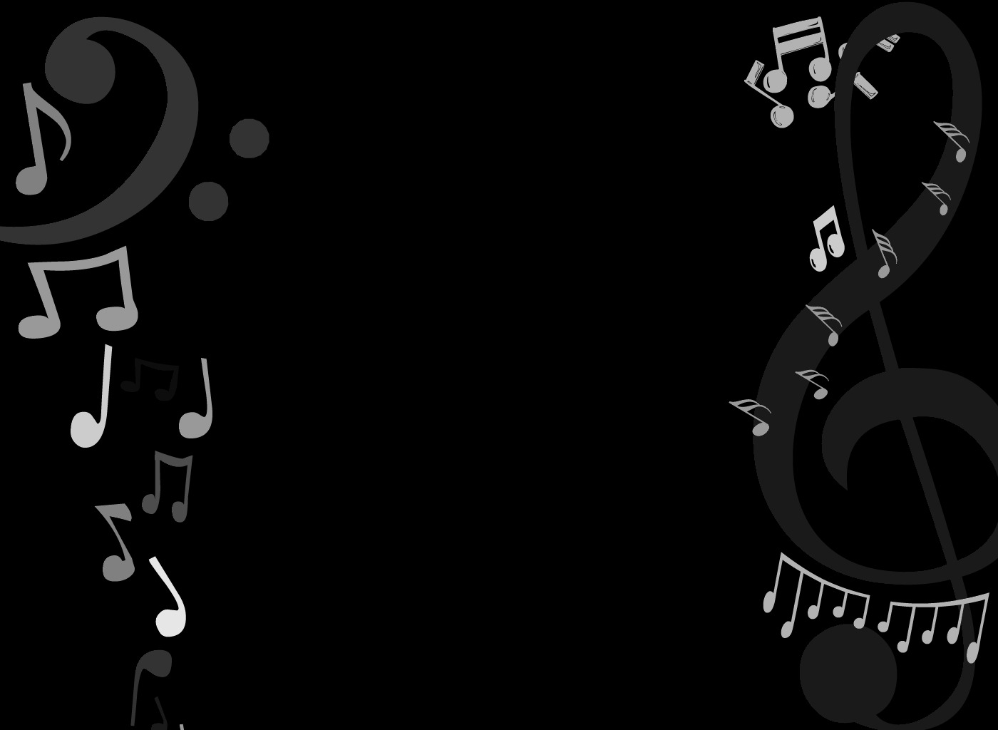 black-and-white-music-notes-wallpaper