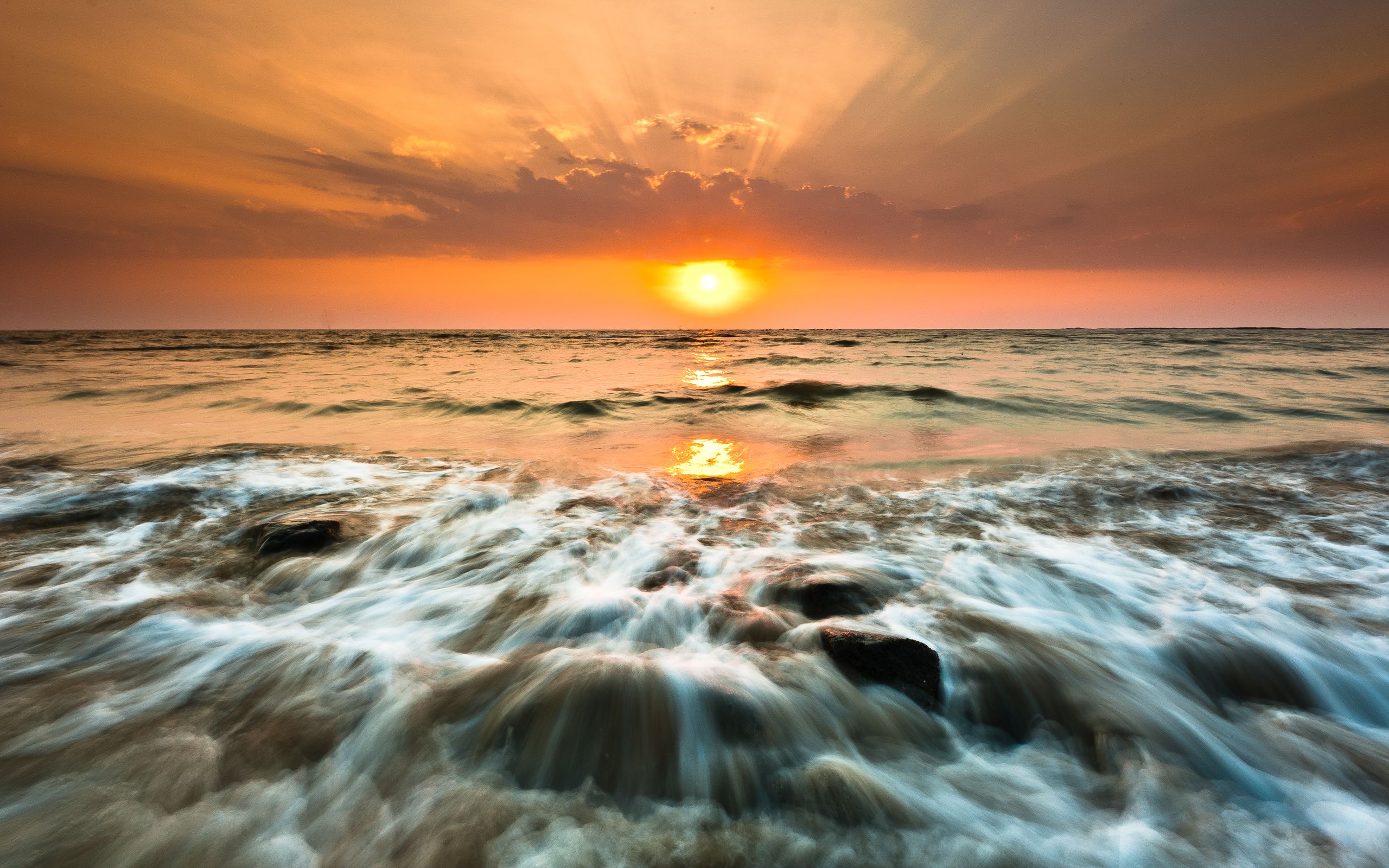 Ocean Sunset Wallpaper | 2560x1600 | ID:28614