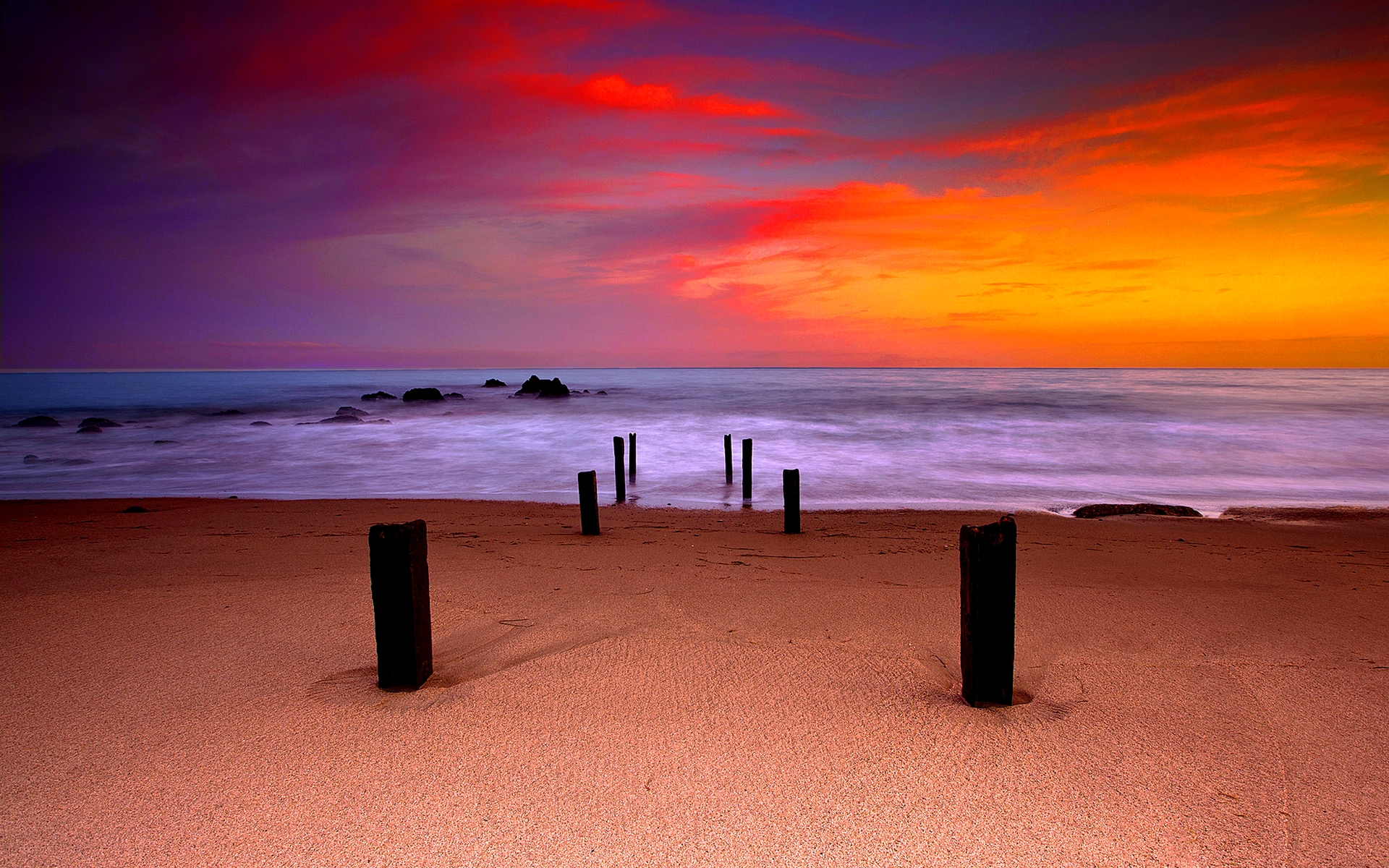 Ocean Sunset HD - HD wallpapers