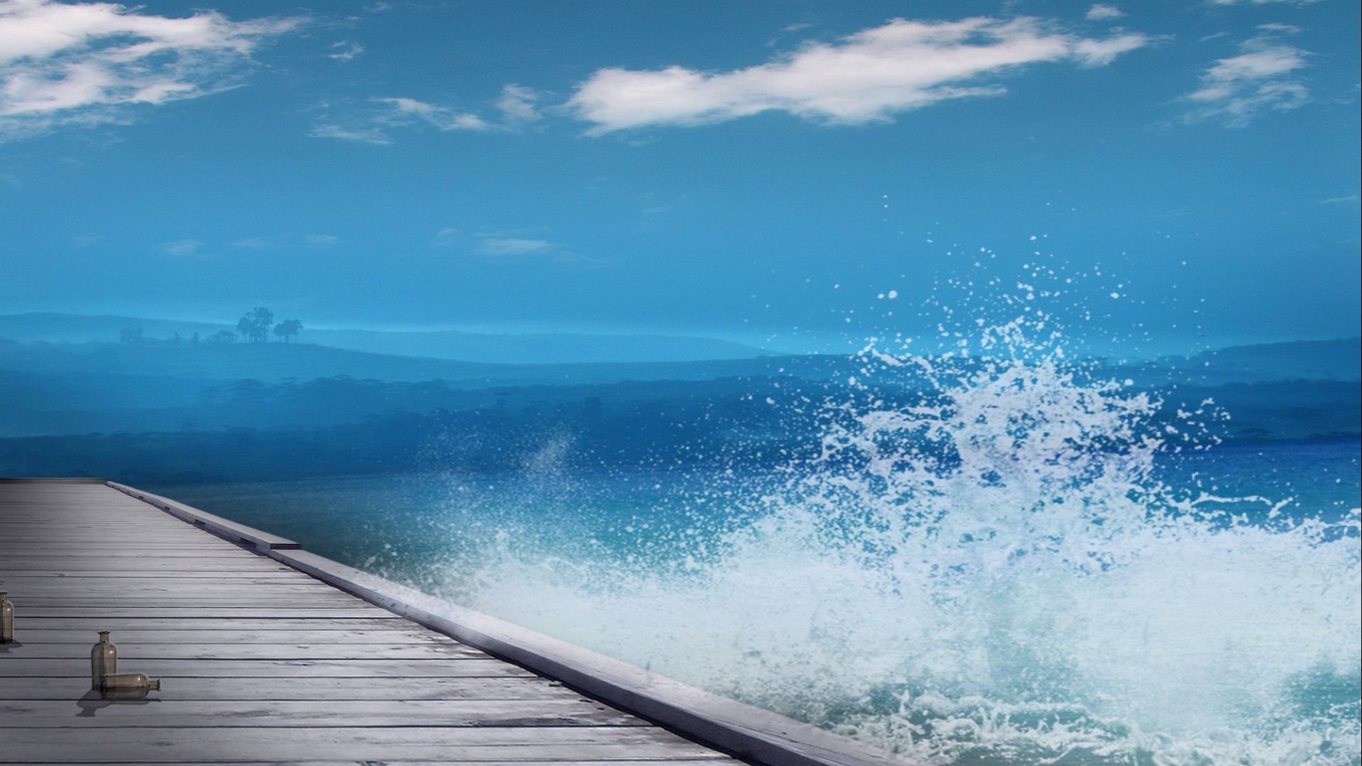 Nature Ocean Wide Desktop #Wallpaper - HD Backgrounds